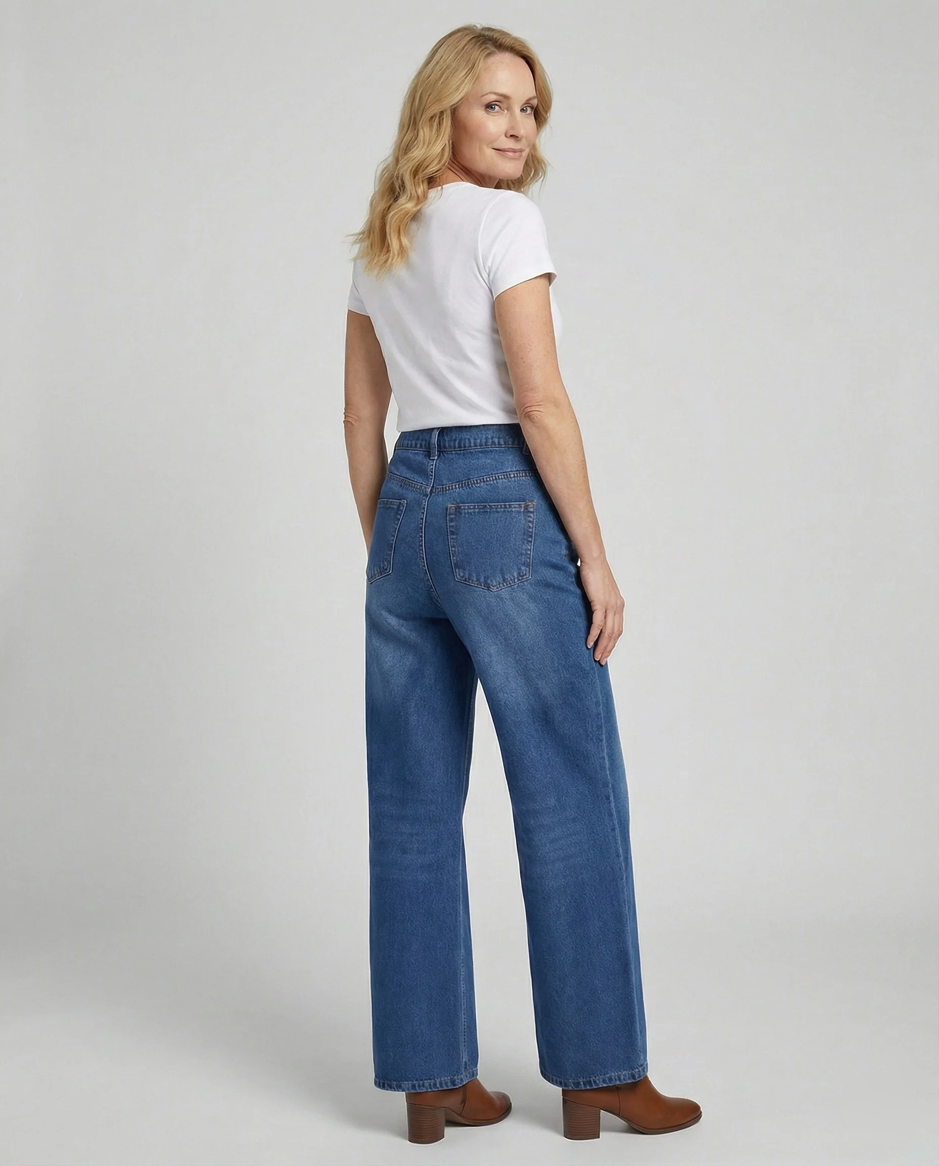 Flared Jeans Damen High Waist - Image 3