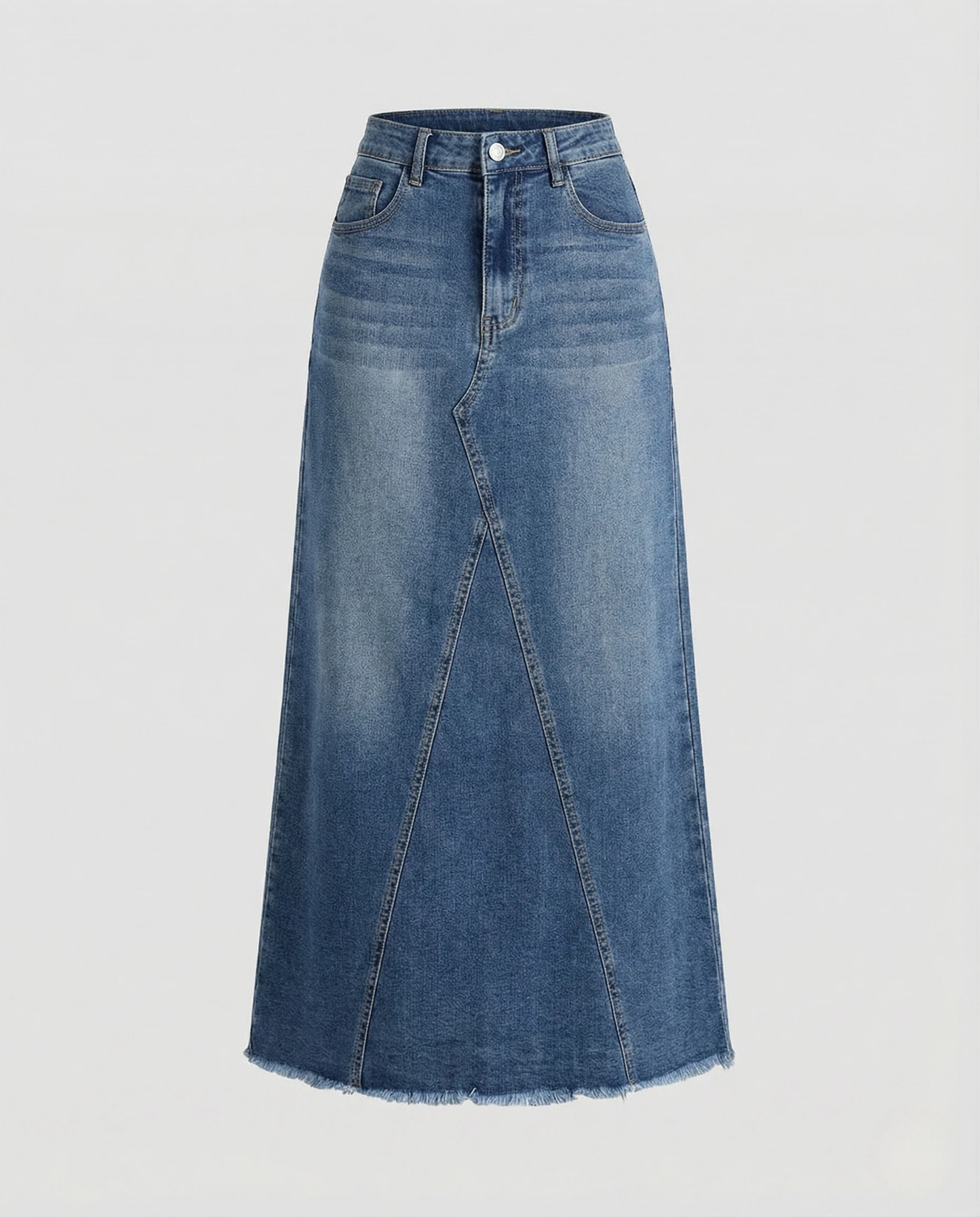 Maxirock Damen Jeans High Waist - Image 5