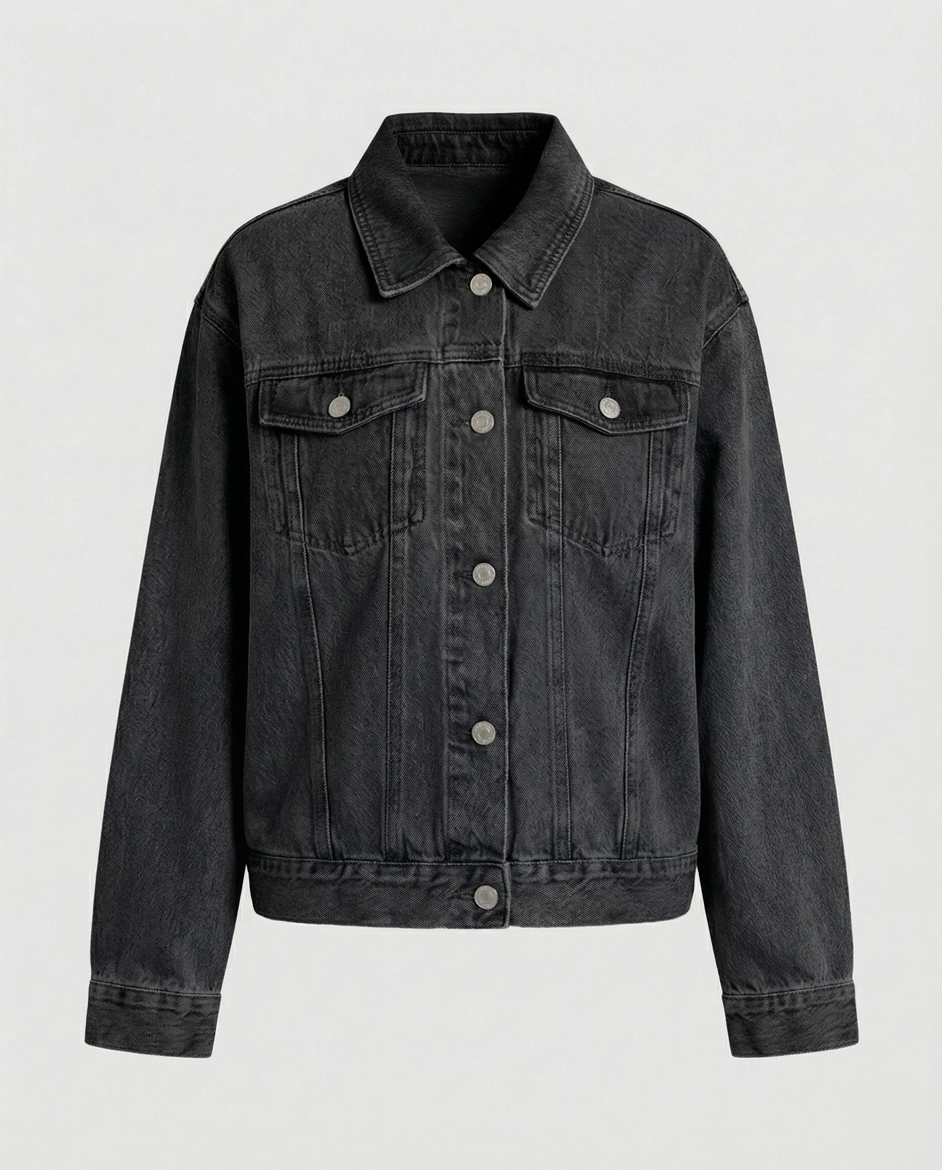 Damen Jeansjacke Damen Oversize - Image 4