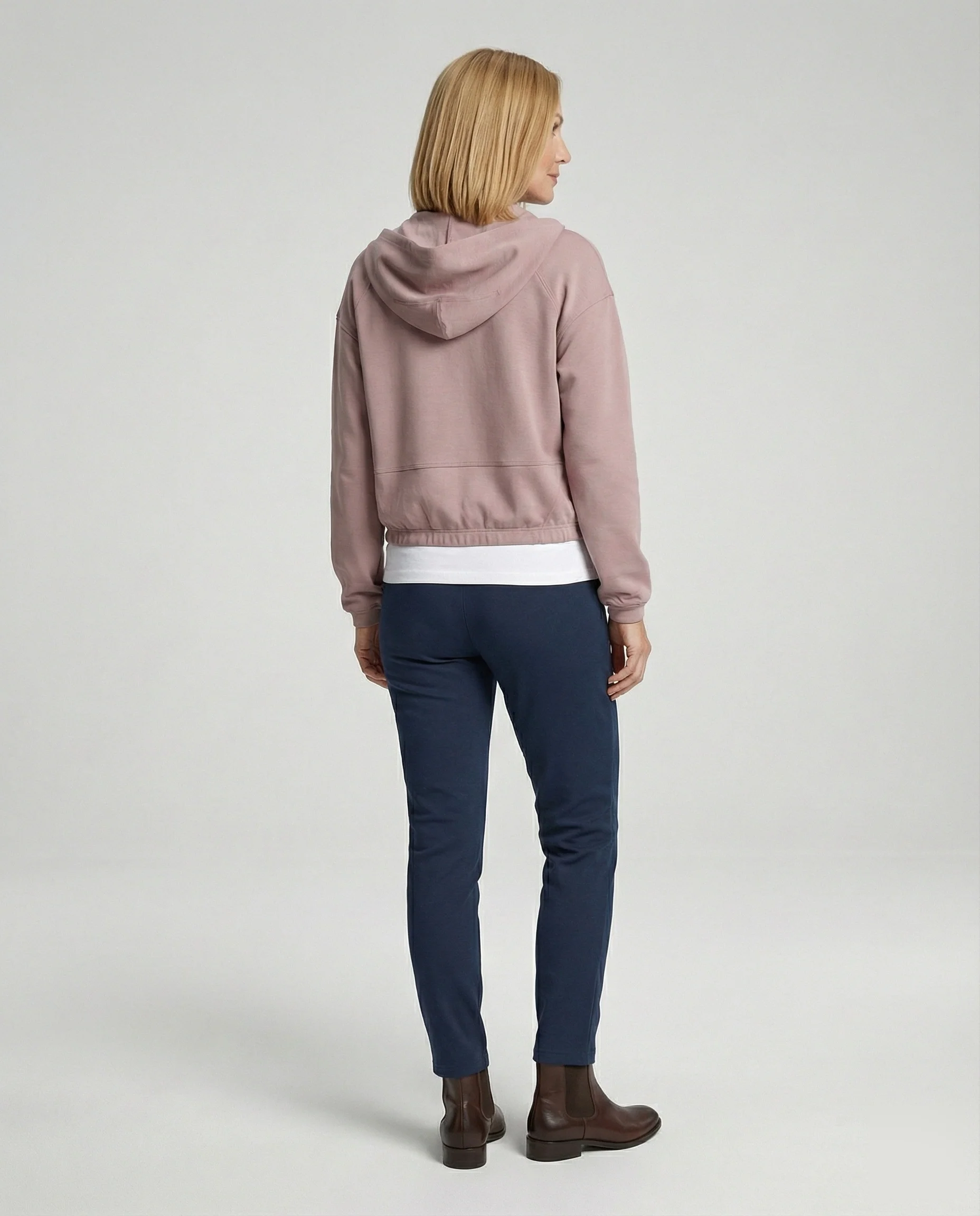Freizeitkleidung Damen Kapuzenjacke Oversize - Image 3