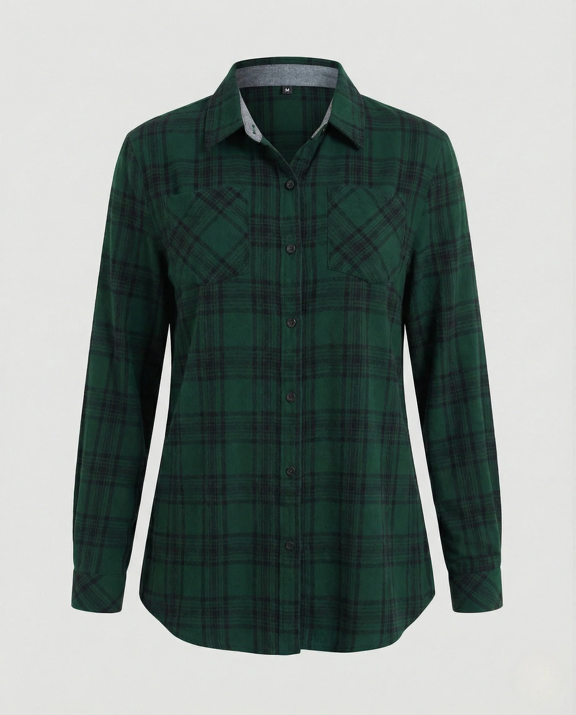 Damen Flanellhemd Knotenfront - Image 10