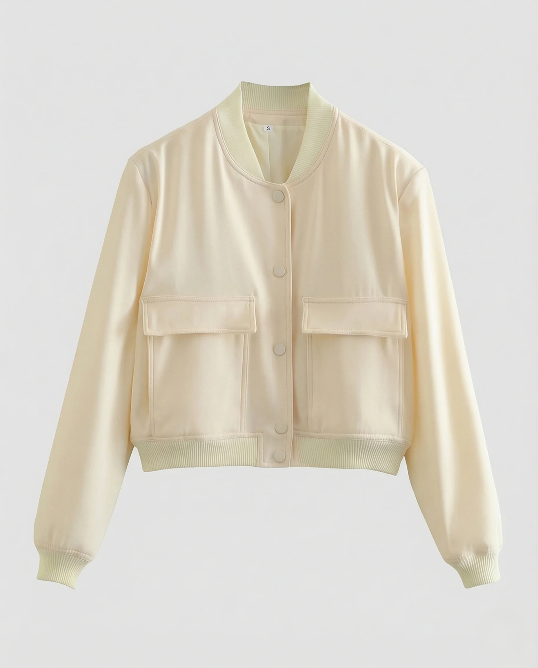 Freizeitkleidung Damen Bomberjacke Kurz - Image 4