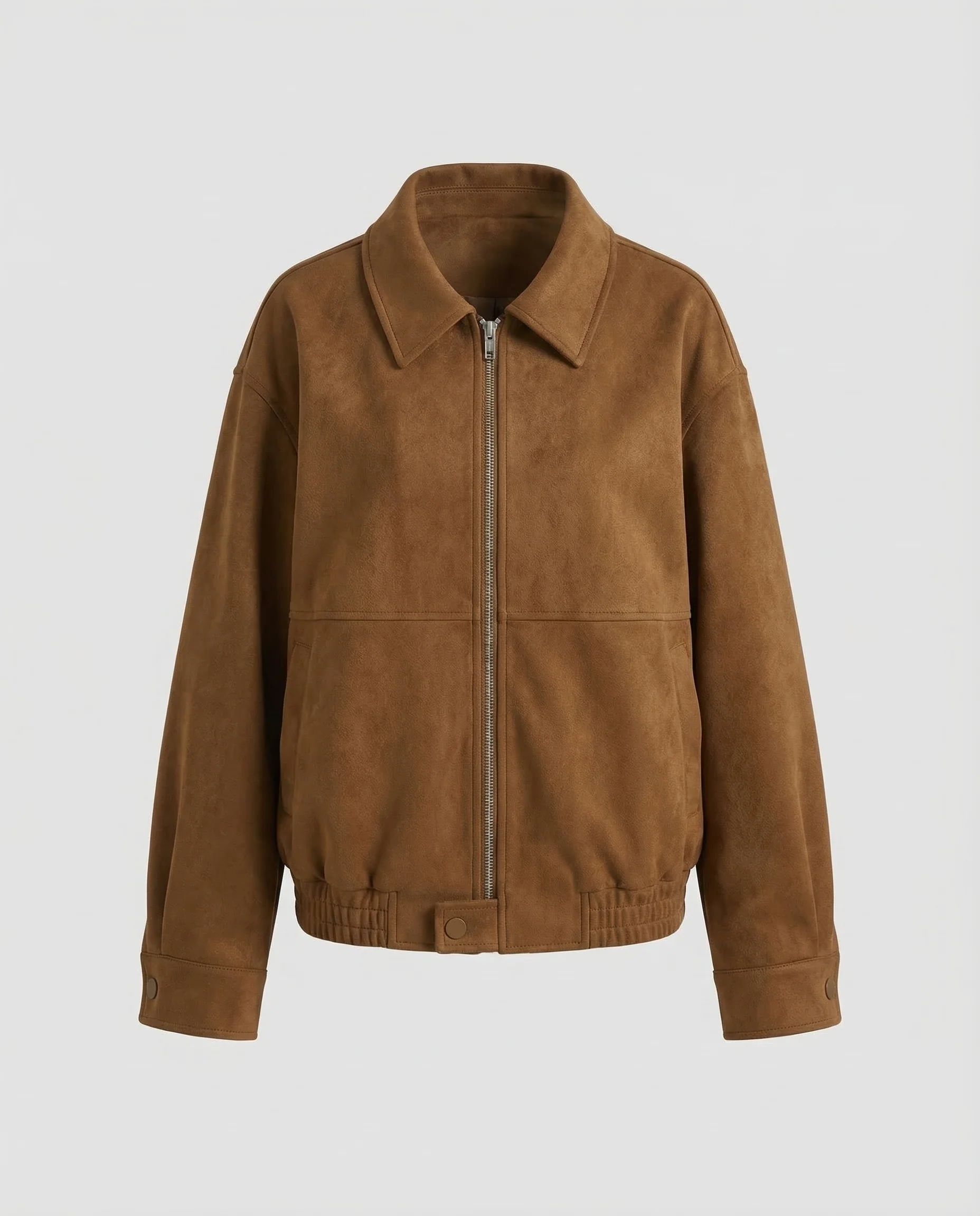 Damen Velourslederjacke Kastig - Image 5