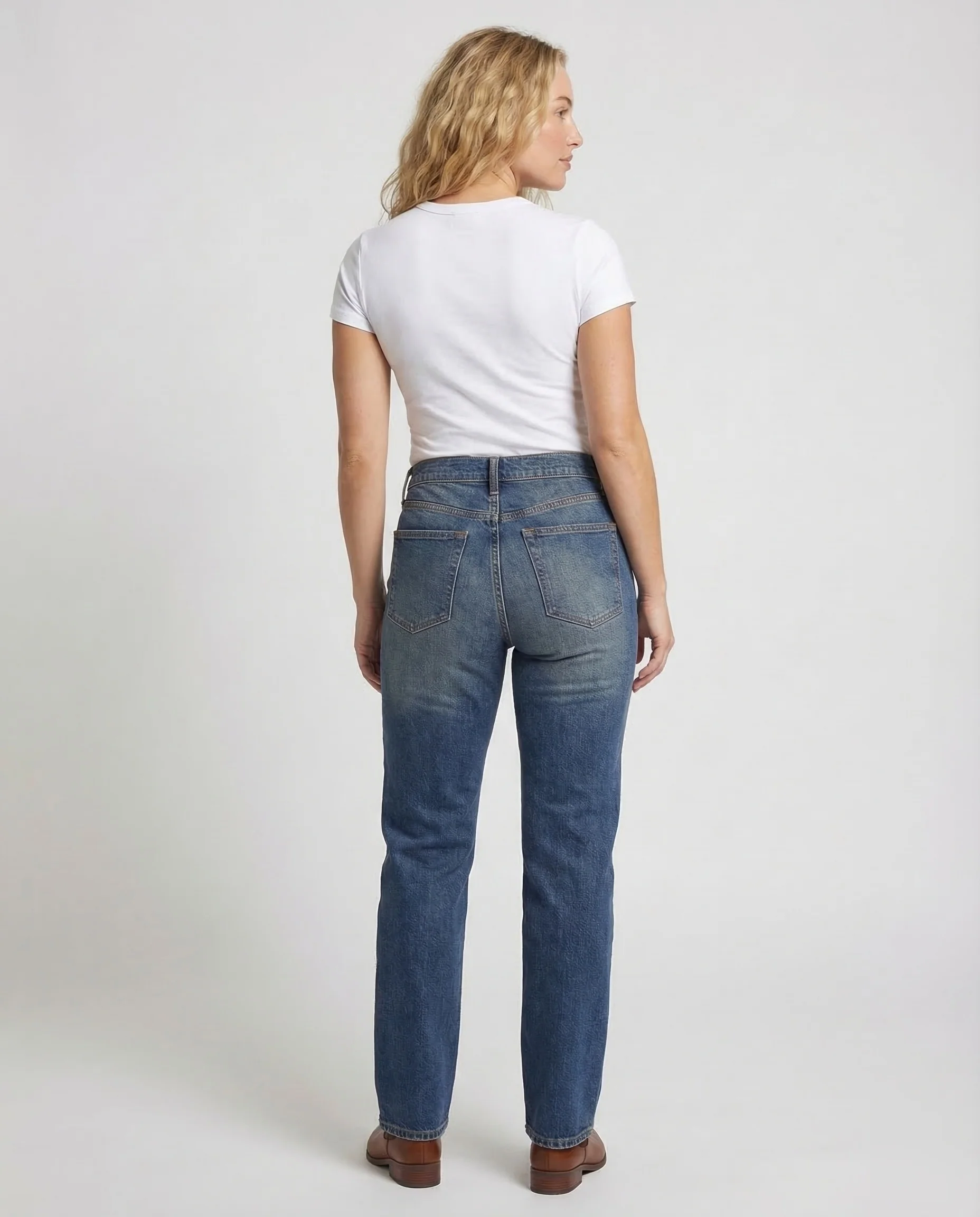 Damen Jeans Klassisch Gerade - Image 4