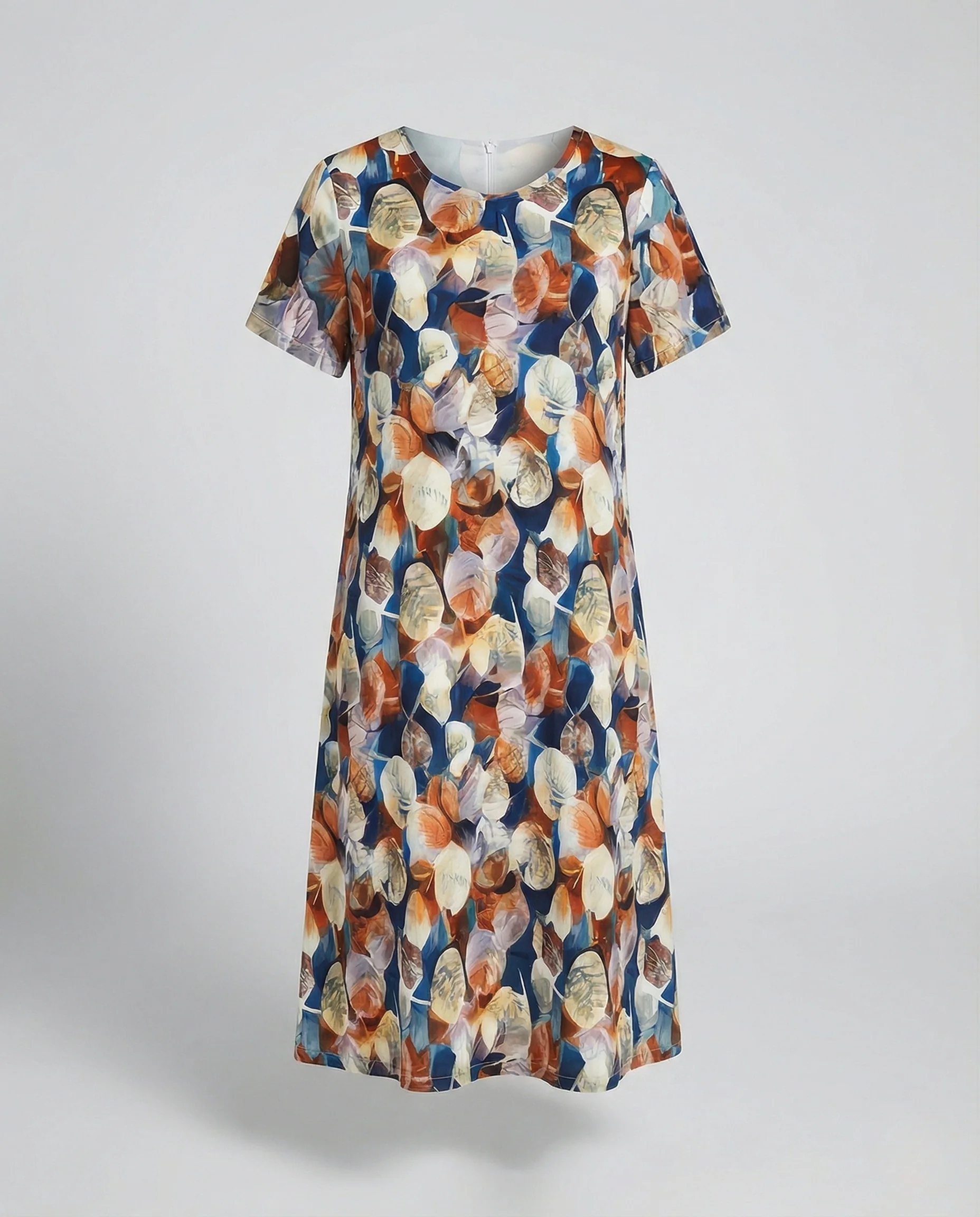 Knielanges A-Linienkleid Viskosejersey Damen - Image 6