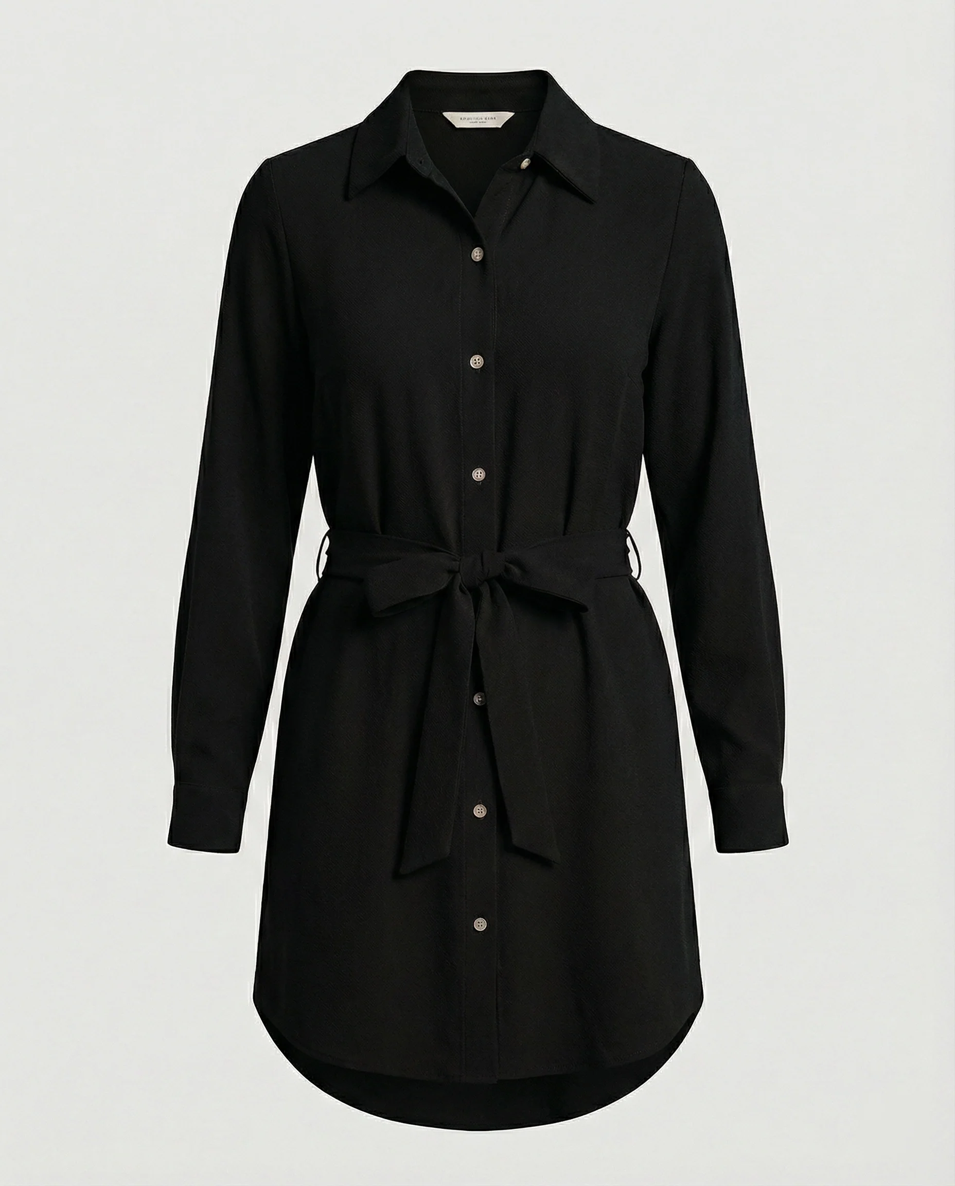 Freizeitkleid Damen knielang mit Knopfleiste - Image 3