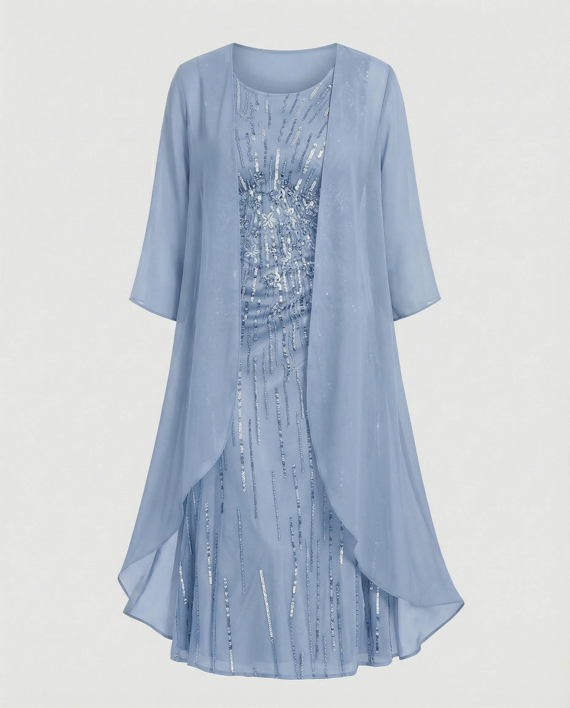 Abendkleid Damen Paillettenkleid - Image 21
