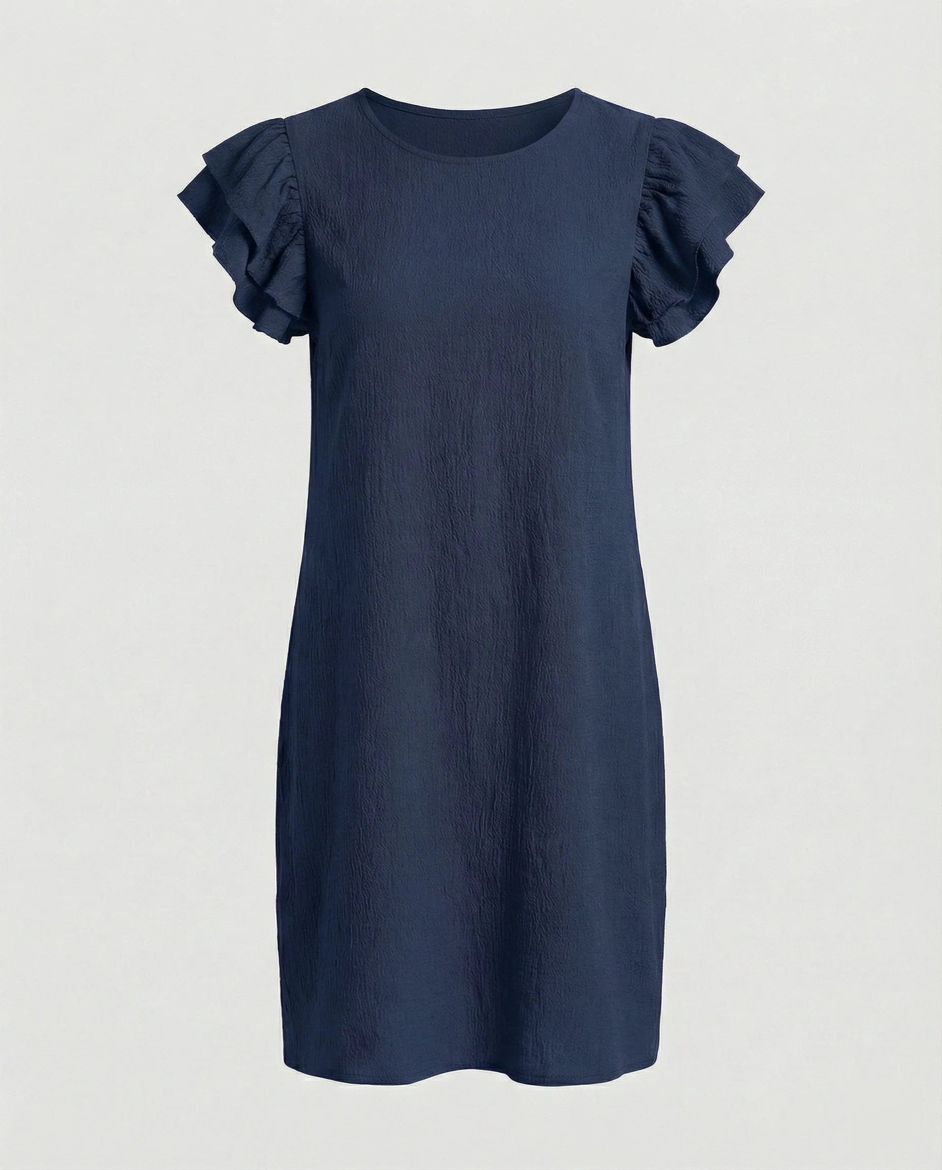 Damen Sommerkleid knielang Volant - Image 7