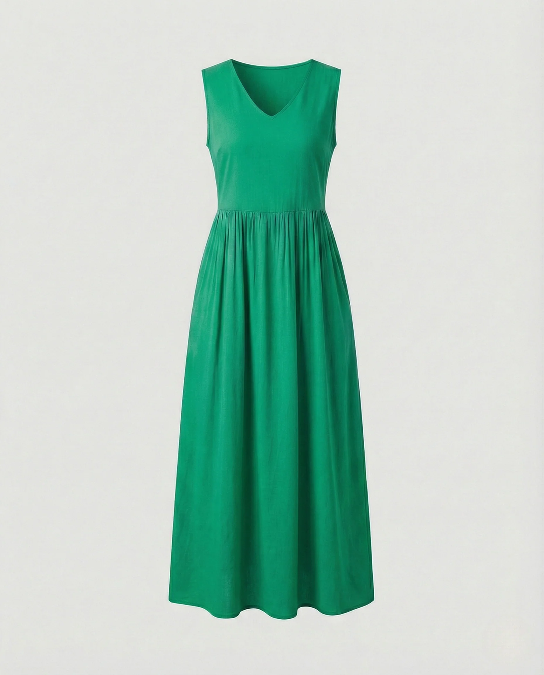 Damen Knöchellanges Freizeitkleid mit Taschen - Image 11