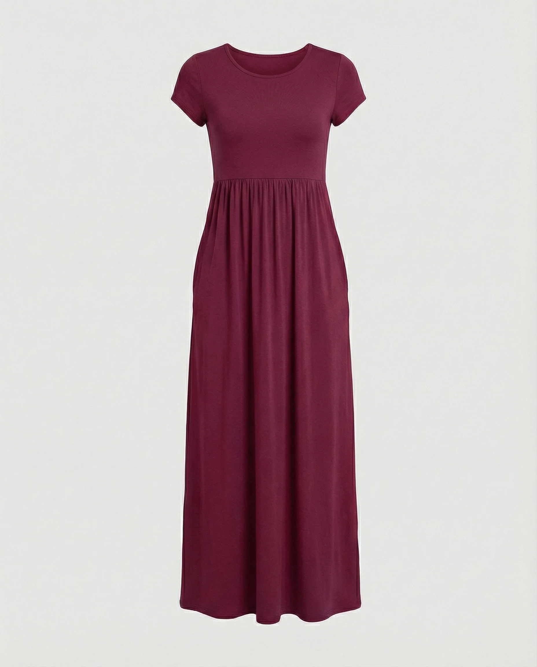 Damen Maxikleid Jersey mit Taschen - Image 13