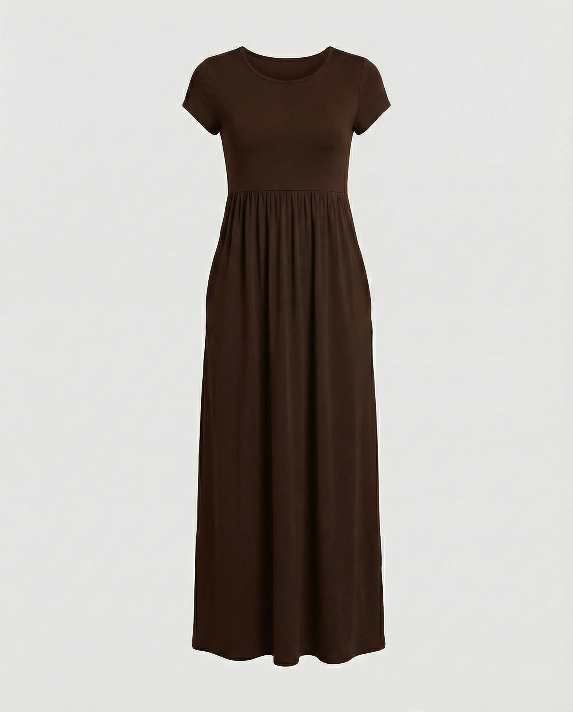 Damen Maxikleid Jersey mit Taschen - Image 7