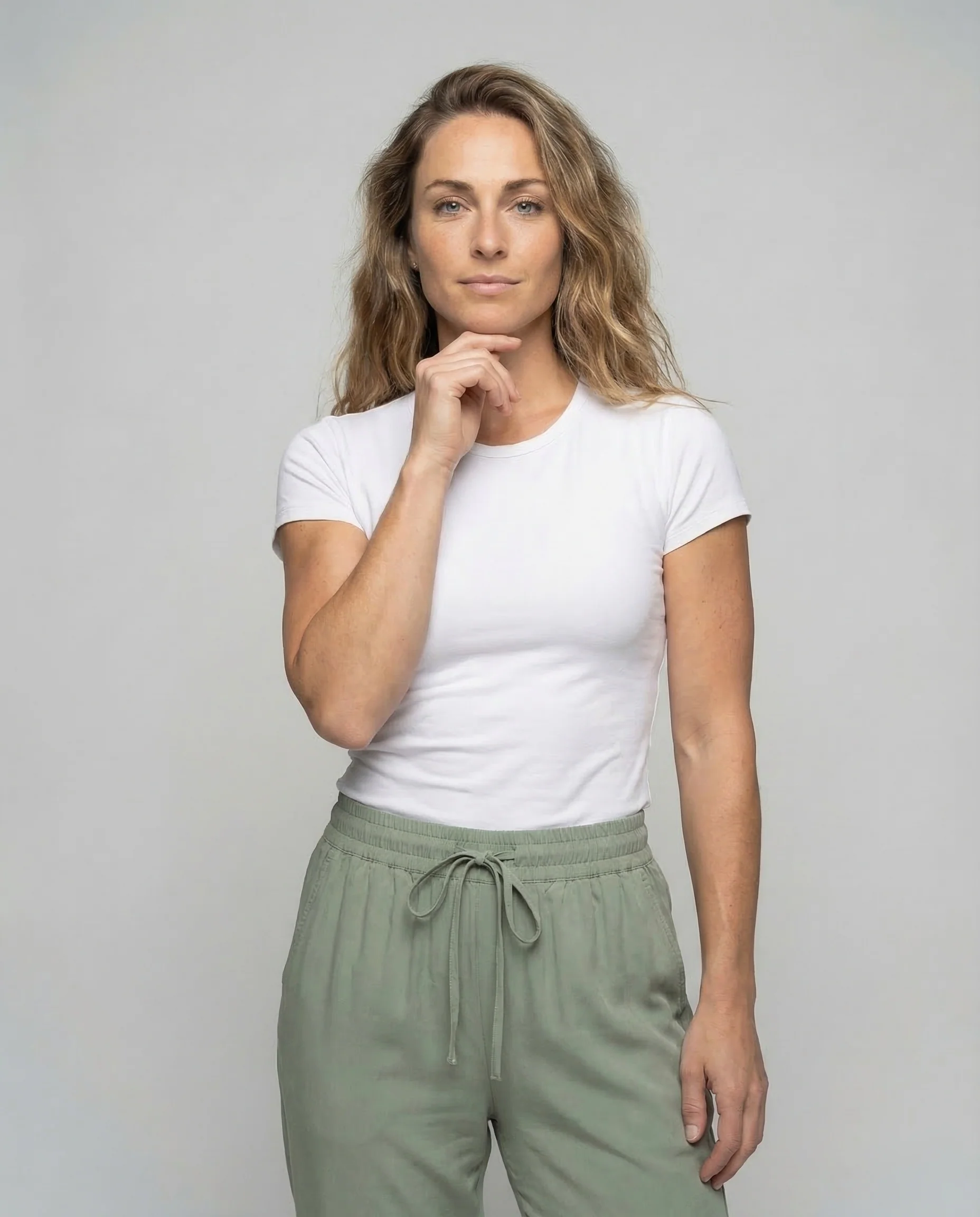 Damen Viskose Jogger Tunnelzug - Image 2