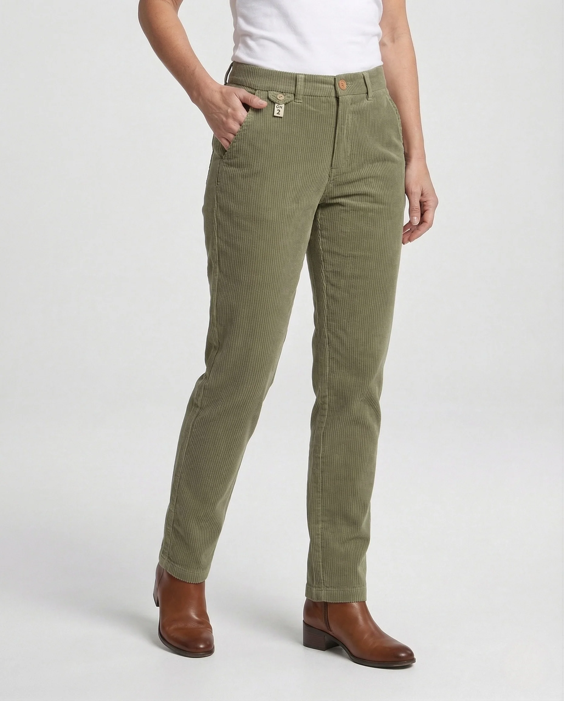 Damen Cord Chino Konisch - Image 2
