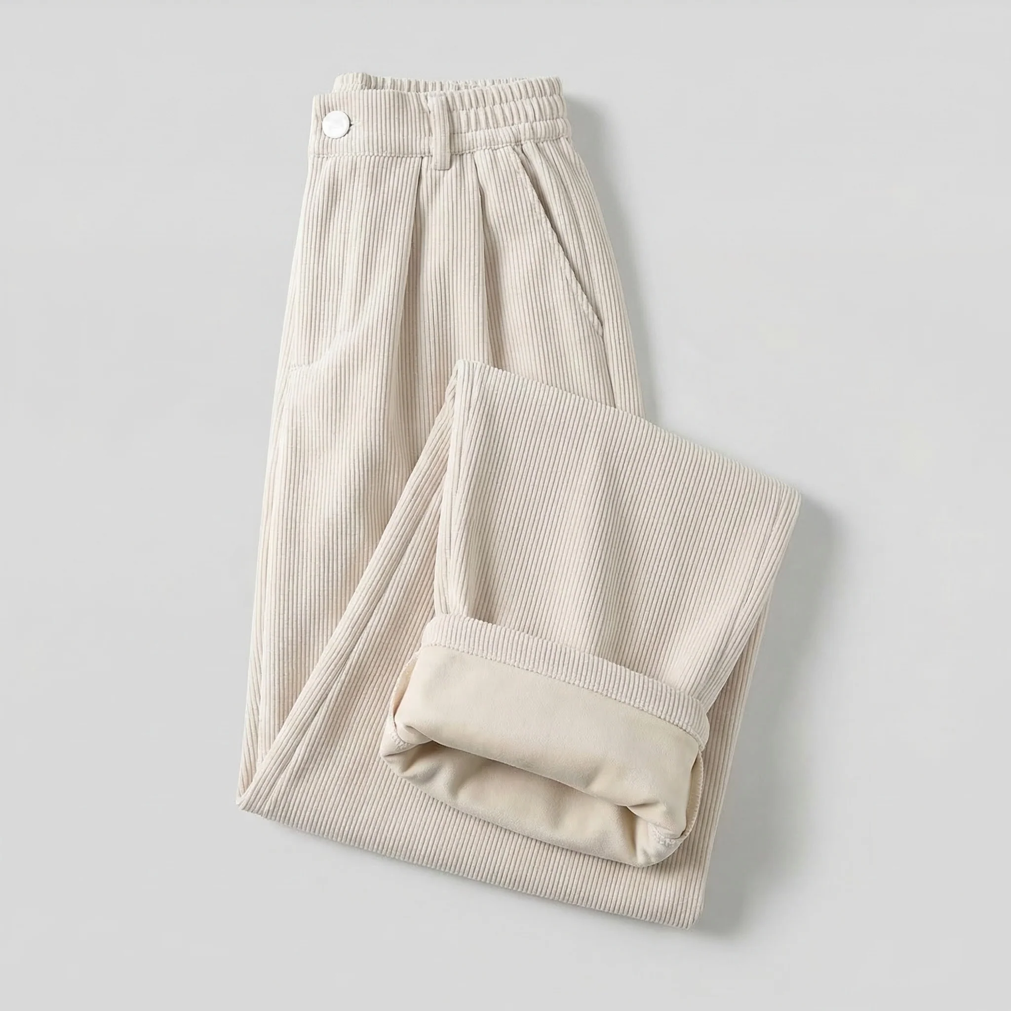 Damen Cordhose Thermofutter Elastikbund - Image 6