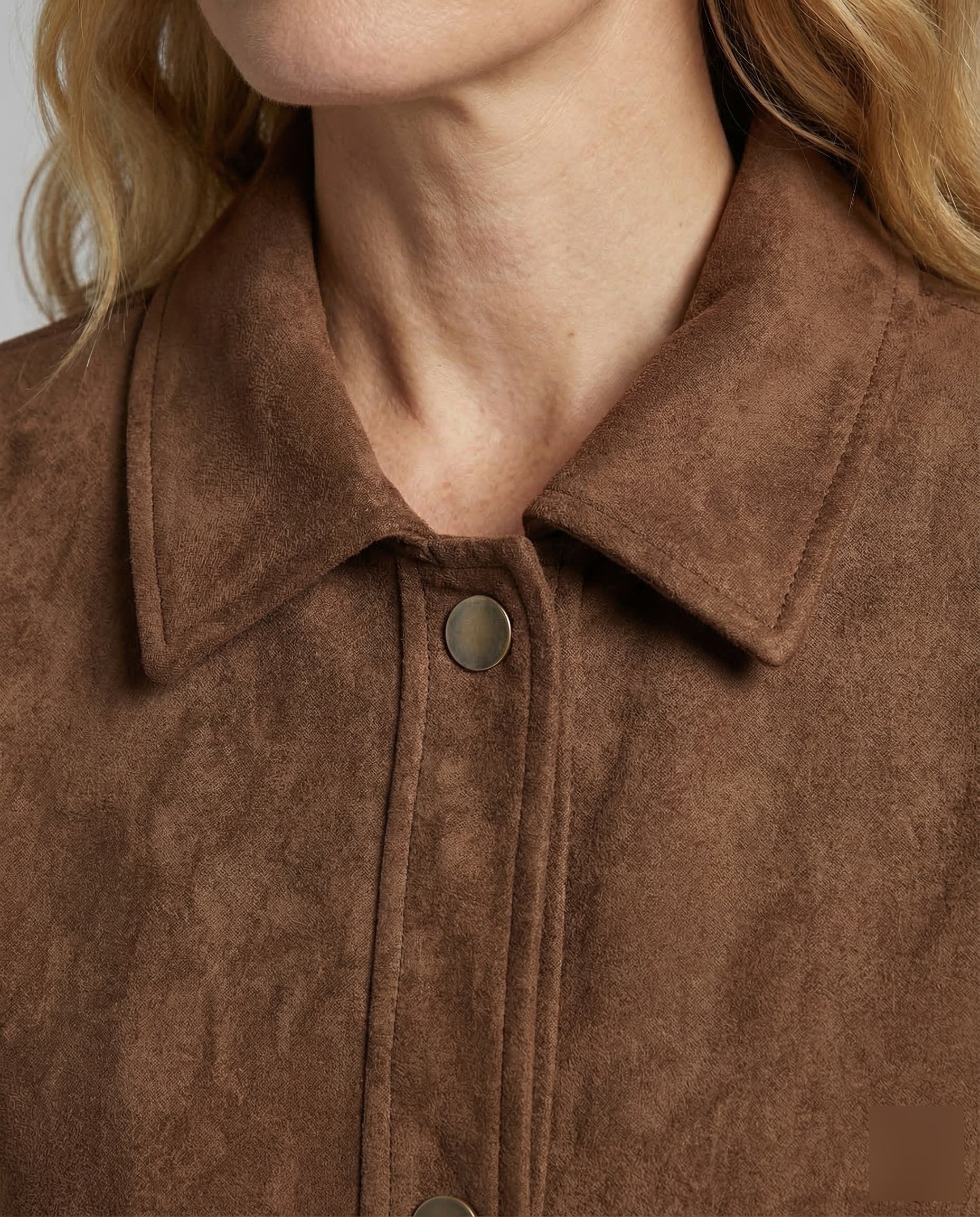 Damen Wildlederjacke Kurz - Image 3