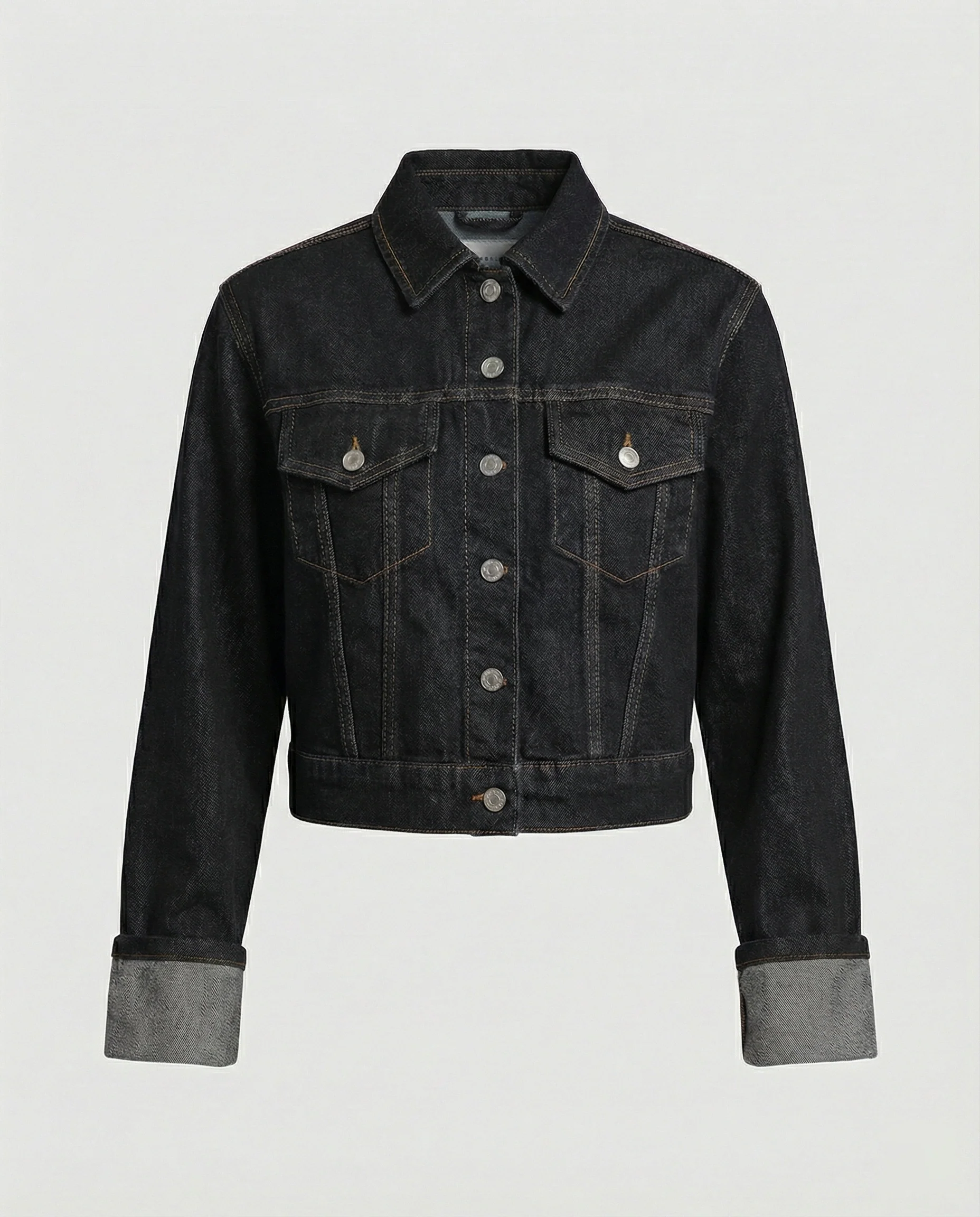 Damen Jeansjacke kurz kastig - Image 6