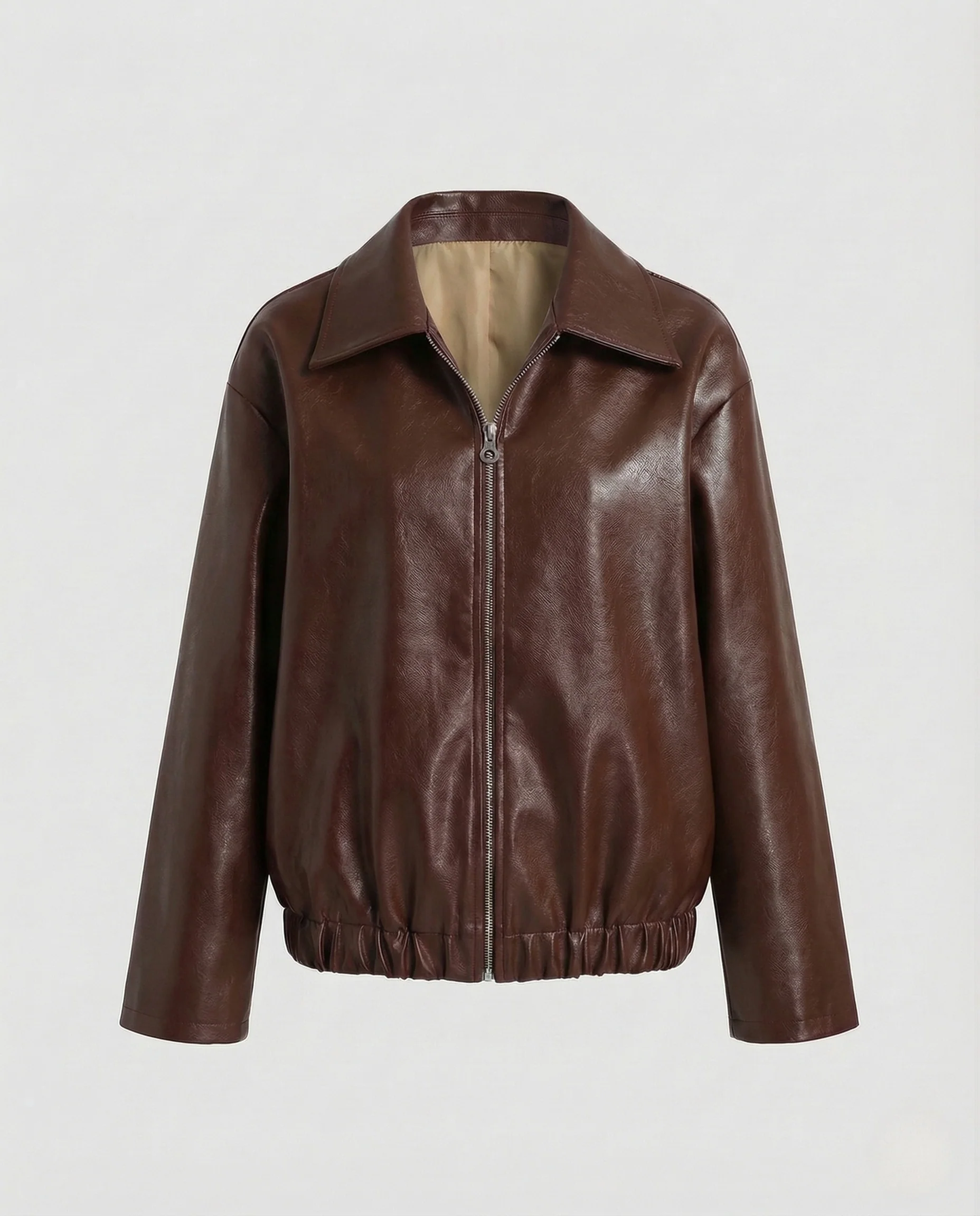 Damen Kunstleder Kurzjacke - Image 6