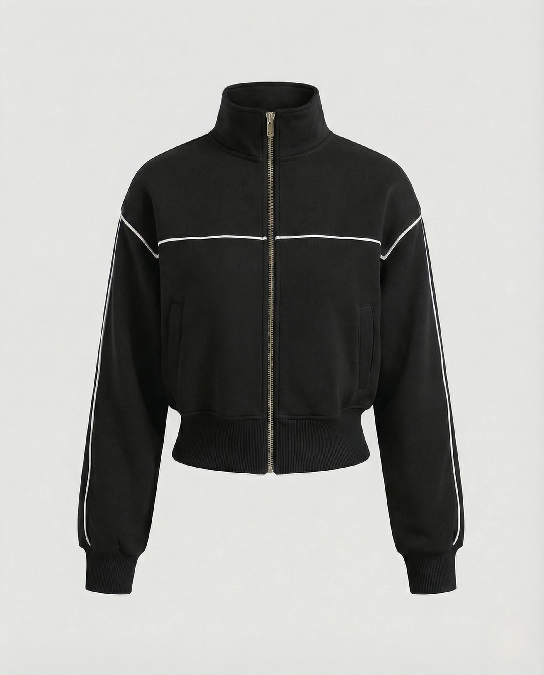 Freizeitkleidung Damen Trainingsjacke Kurz - Image 6