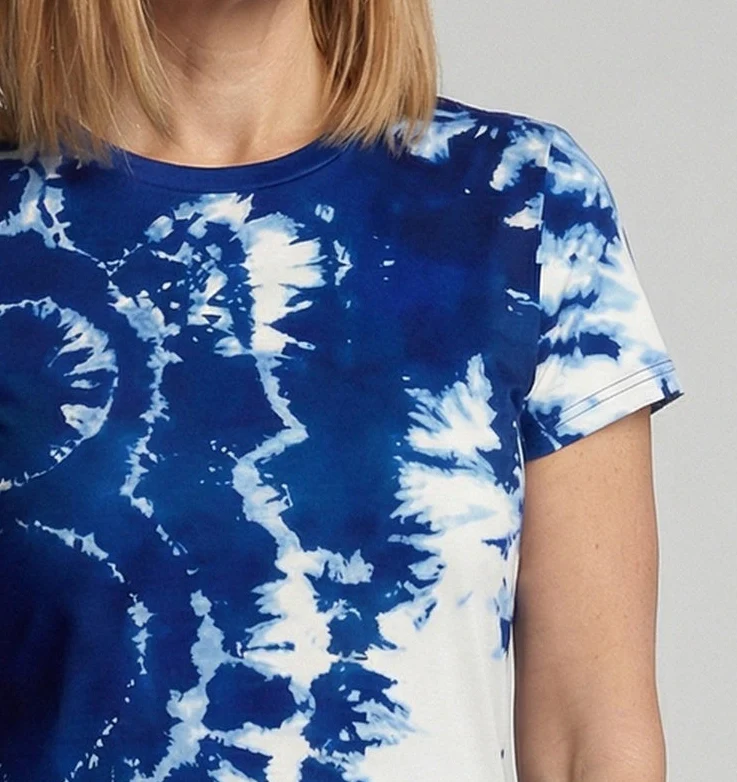 Printshirt Damen Pfauenmotiv Kurzarm - Image 3