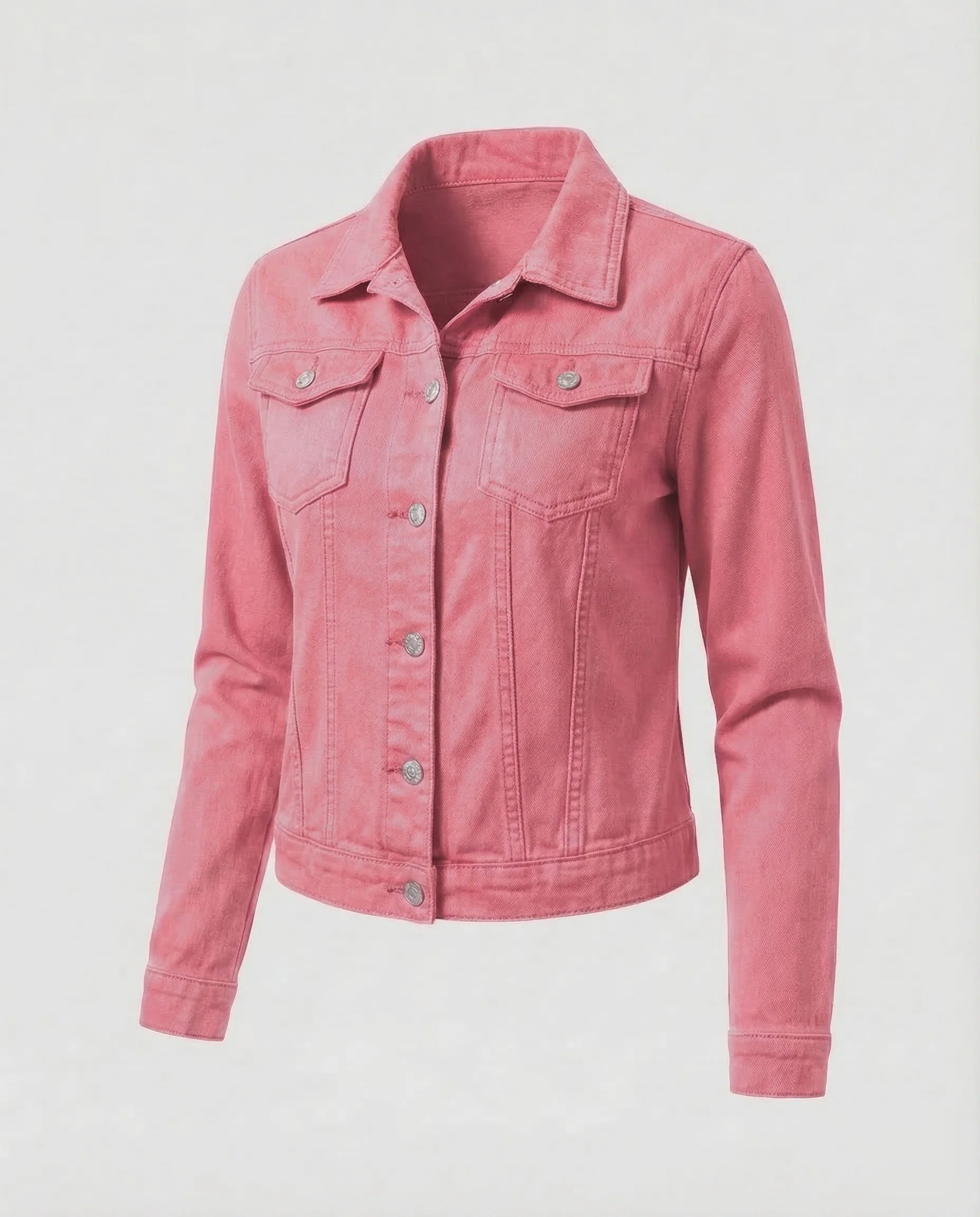 Damen Trucker Jeansjacke Kurz - Image 11