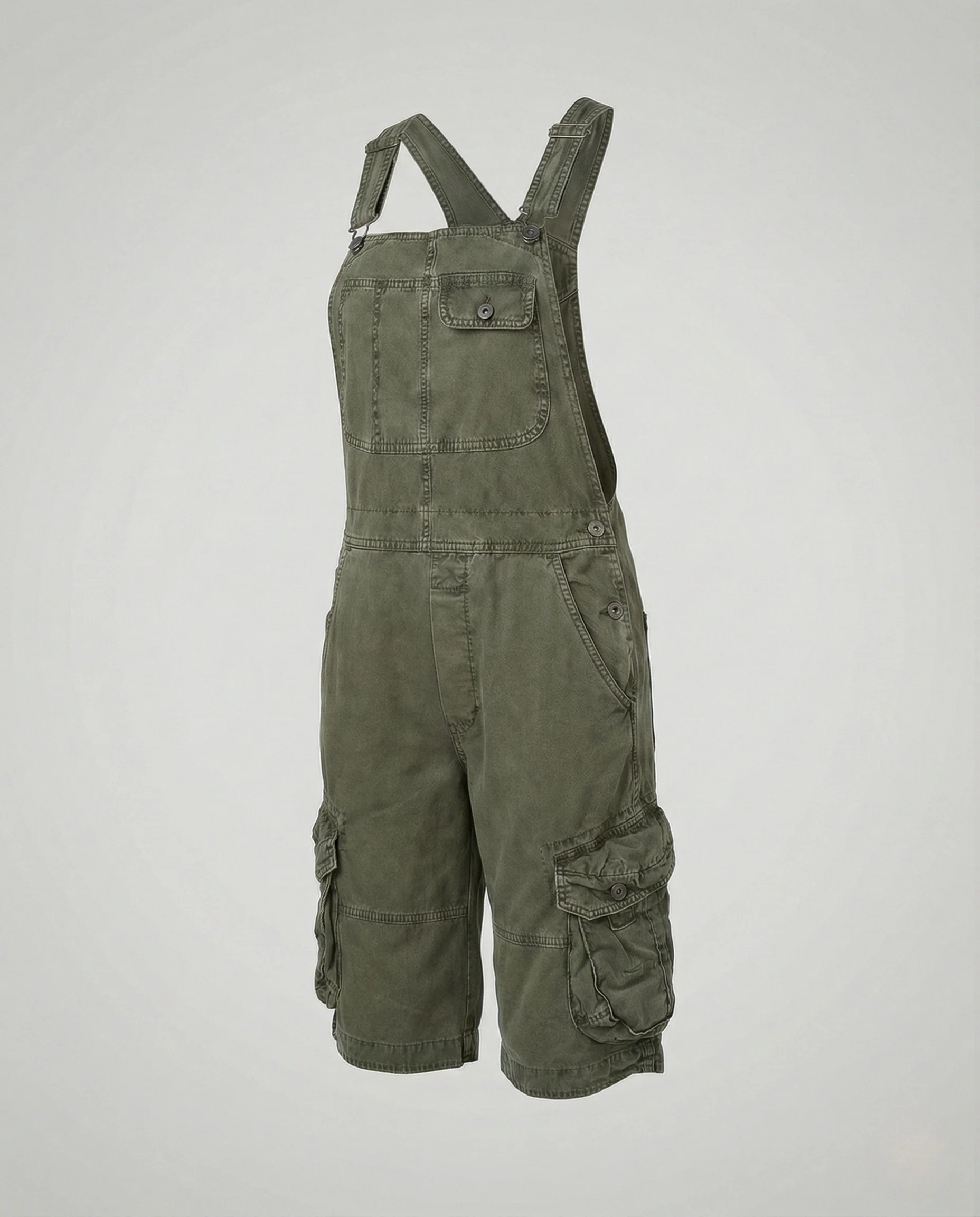 Damen Jeans Latzhose Cargo - Image 5