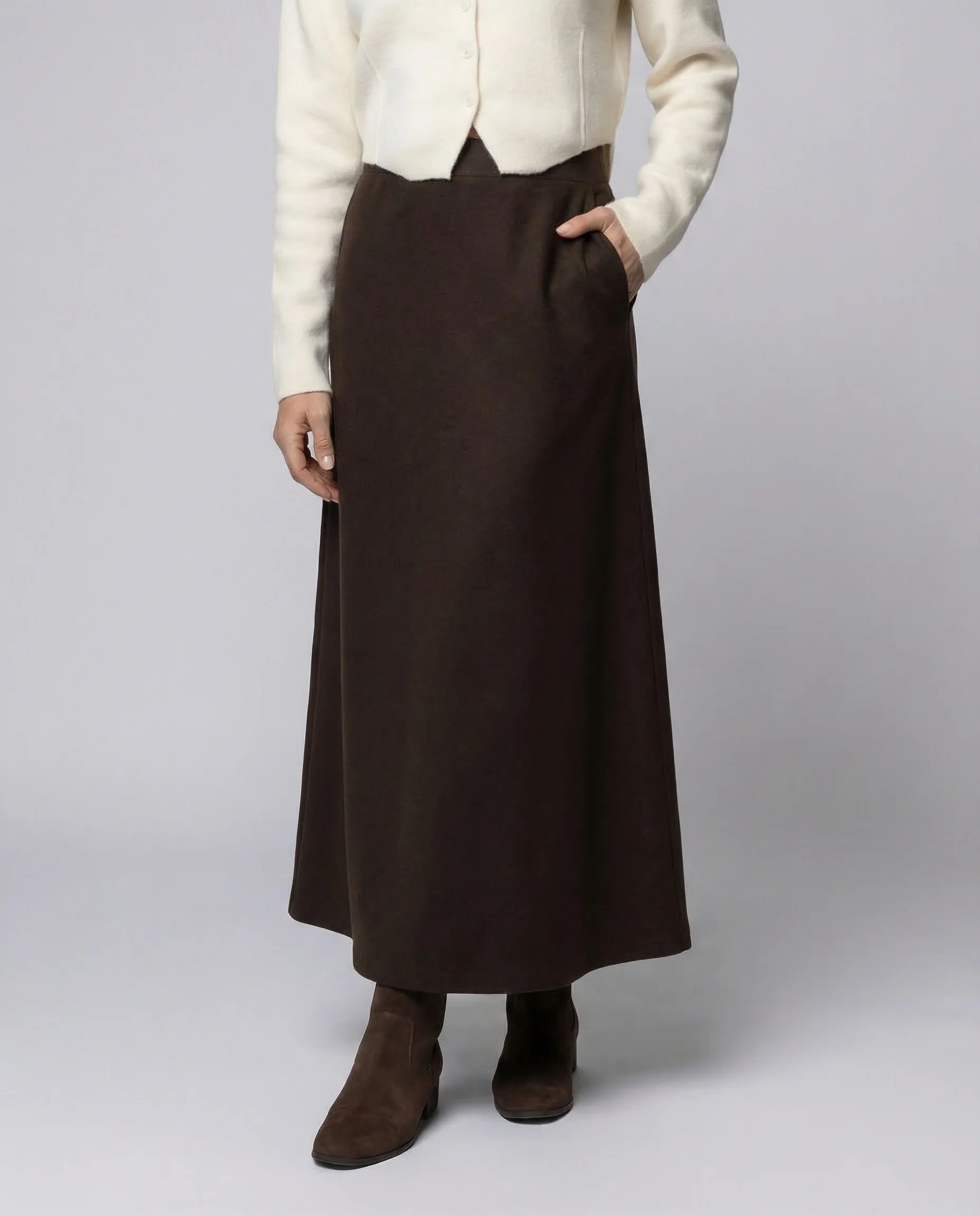 Damen Strickjacke Kurz Puffärmel - Image 2