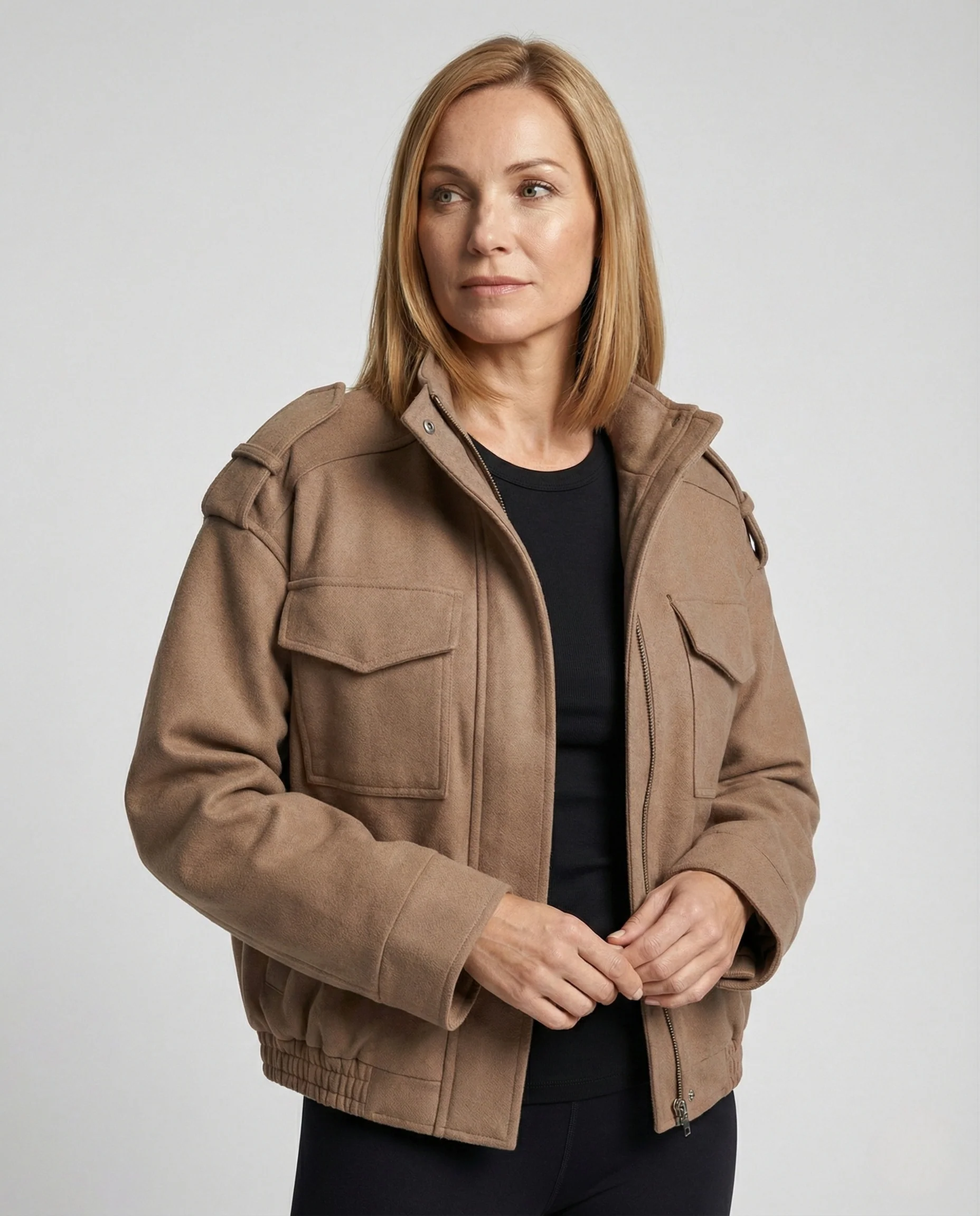 Freizeitkleidung Damen Utility Bomberjacke - Image 2