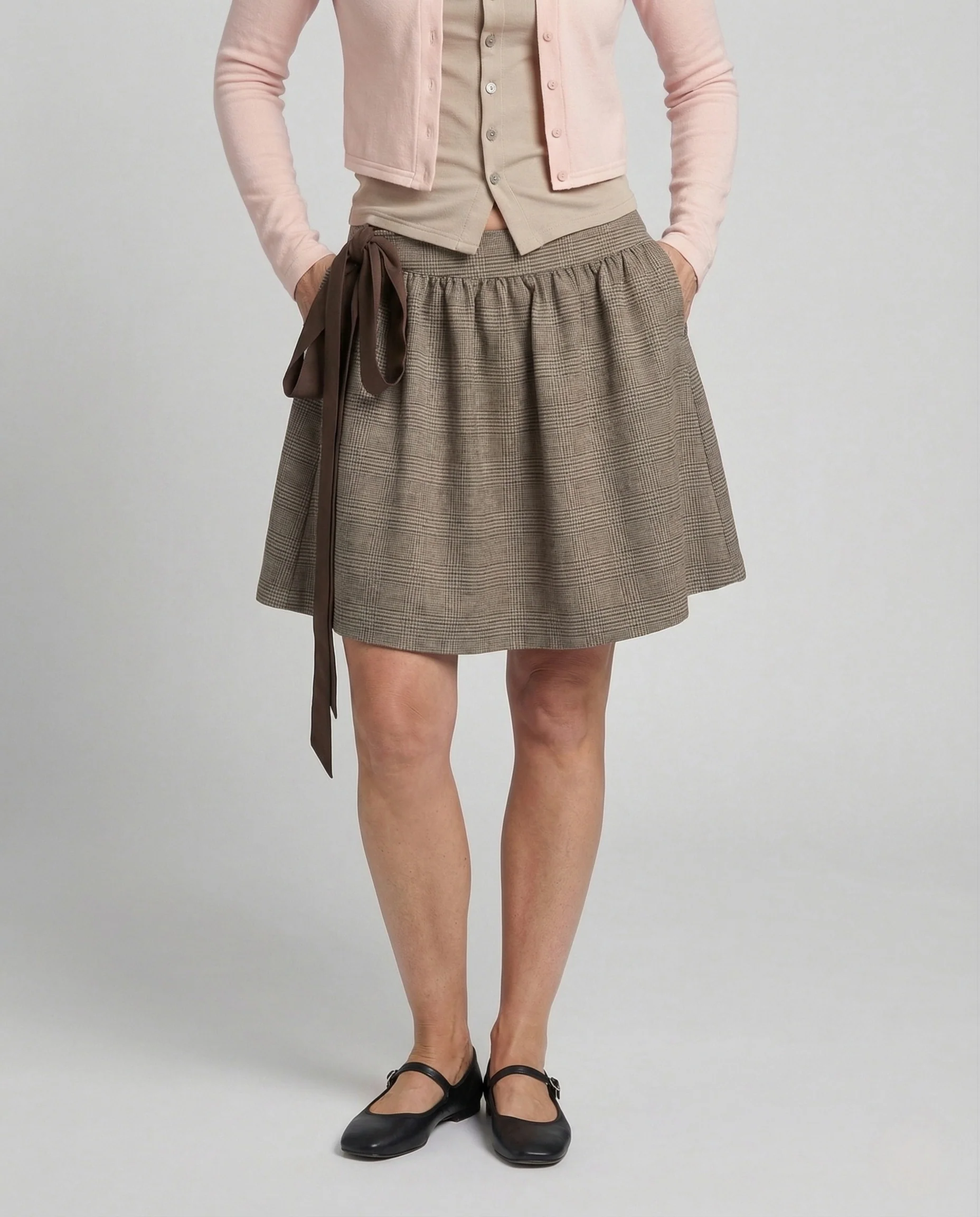 Damen Feinstrick Cardigan kurz mit Knopfleiste - Image 2