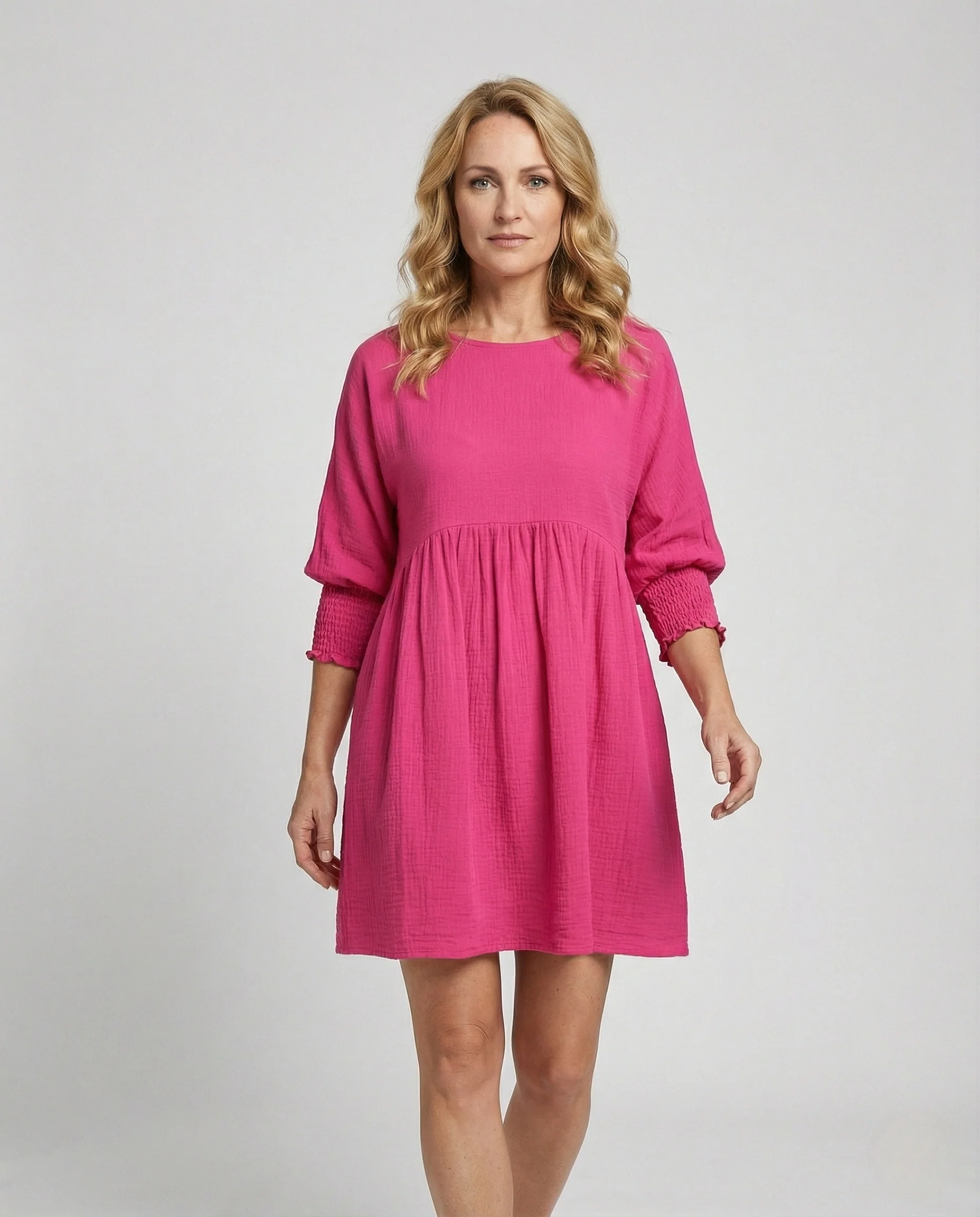 Damen Freizeitkleid Baby Doll kurz - Image 2