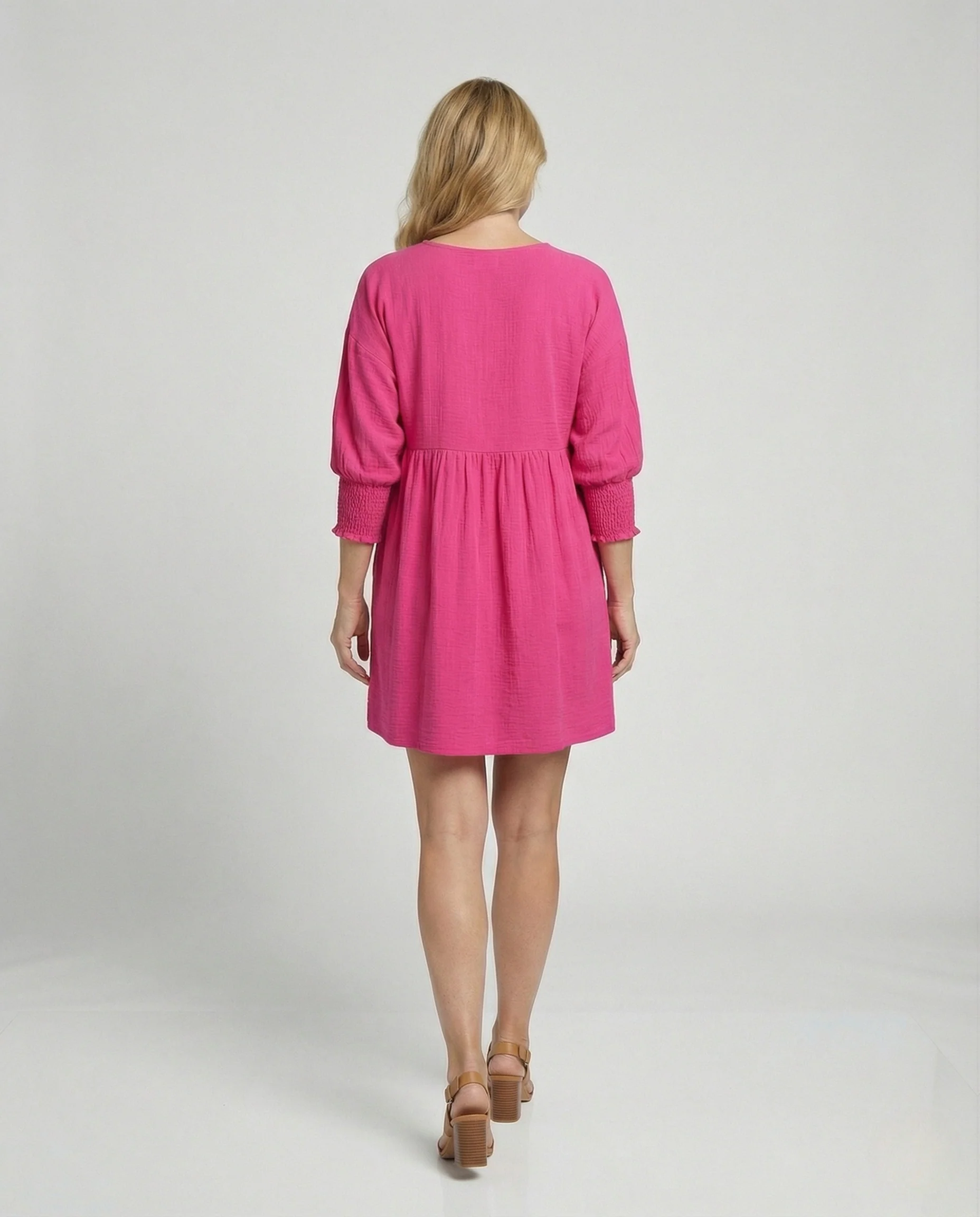 Damen Freizeitkleid Baby Doll kurz - Image 4