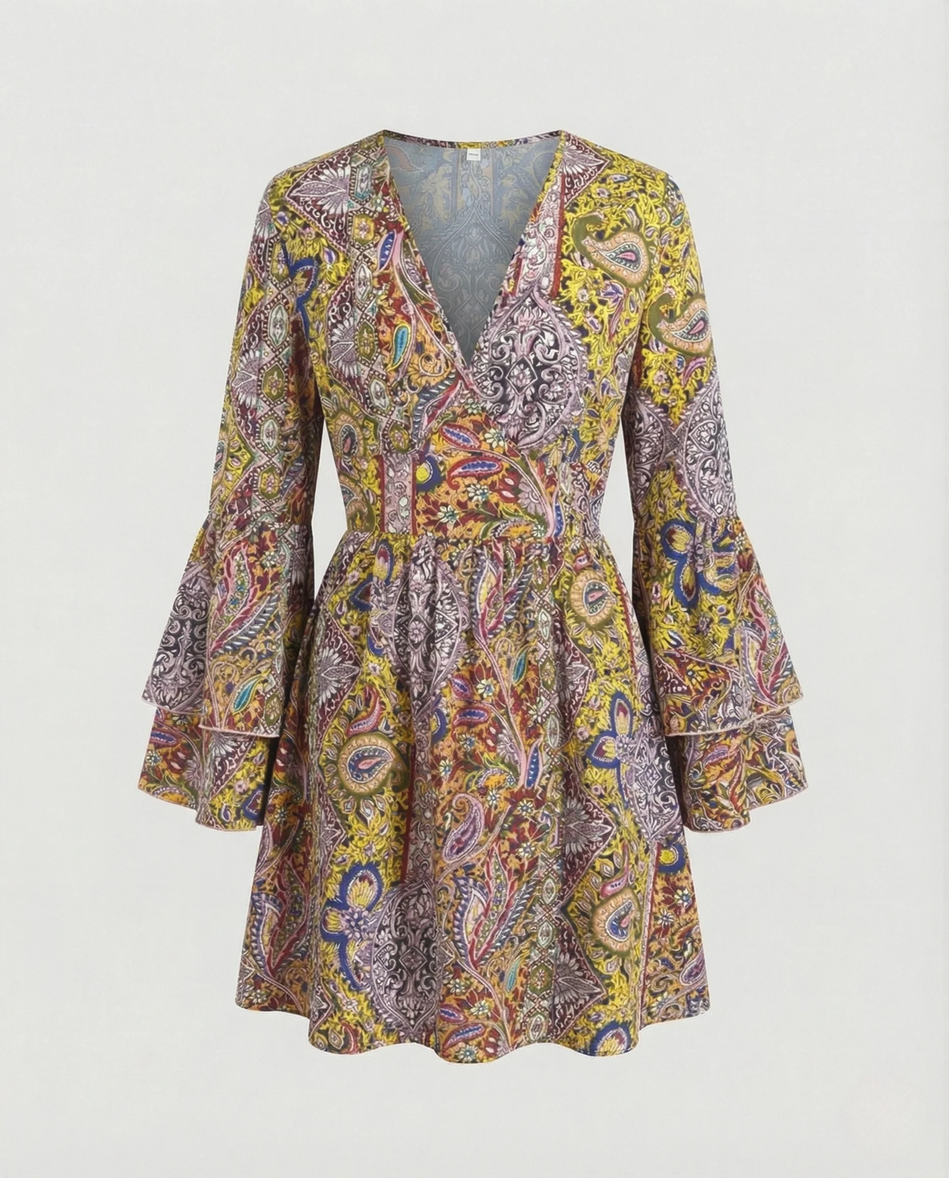 Boho Freizeitkleid Damen Minikleid - Image 5