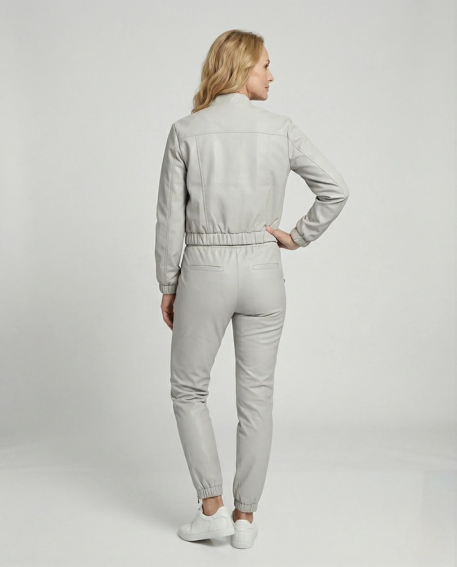Damen Jogginganzug Set Bomberjacke - Image 2
