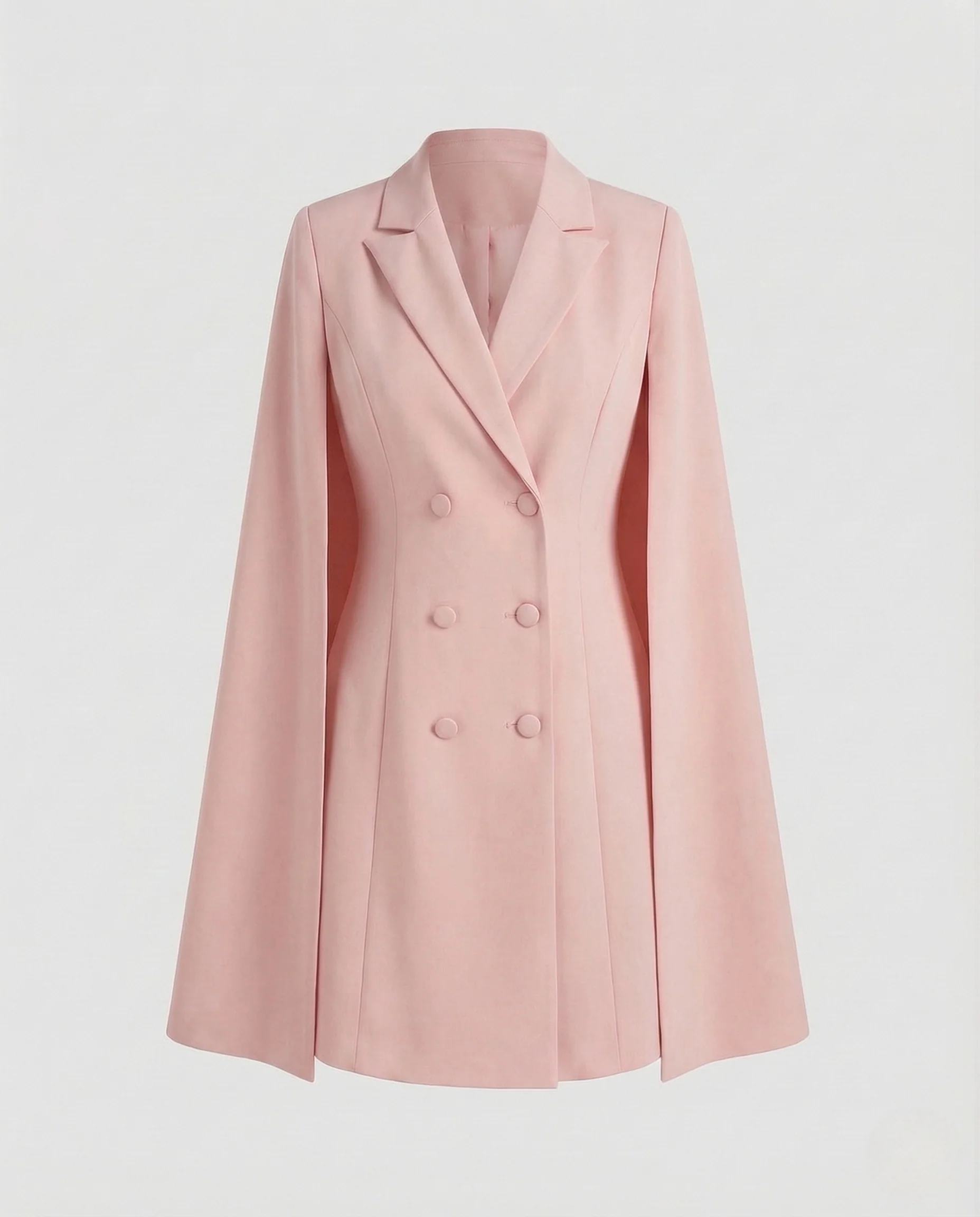Damen Cape Blazerkleid Doppelreiher - Image 6