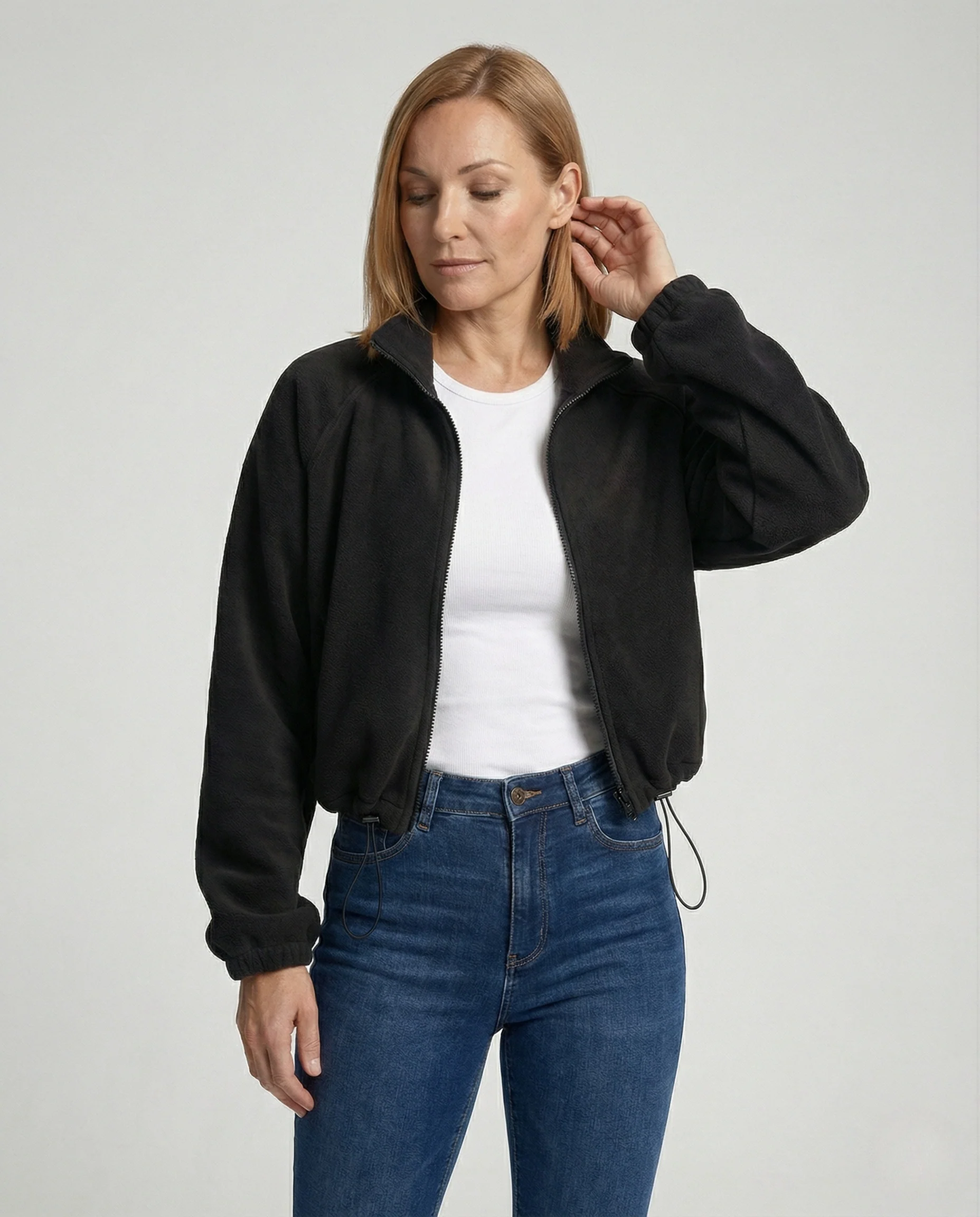 Freizeitkleidung Damen Fleece Sweatshirt - Image 2