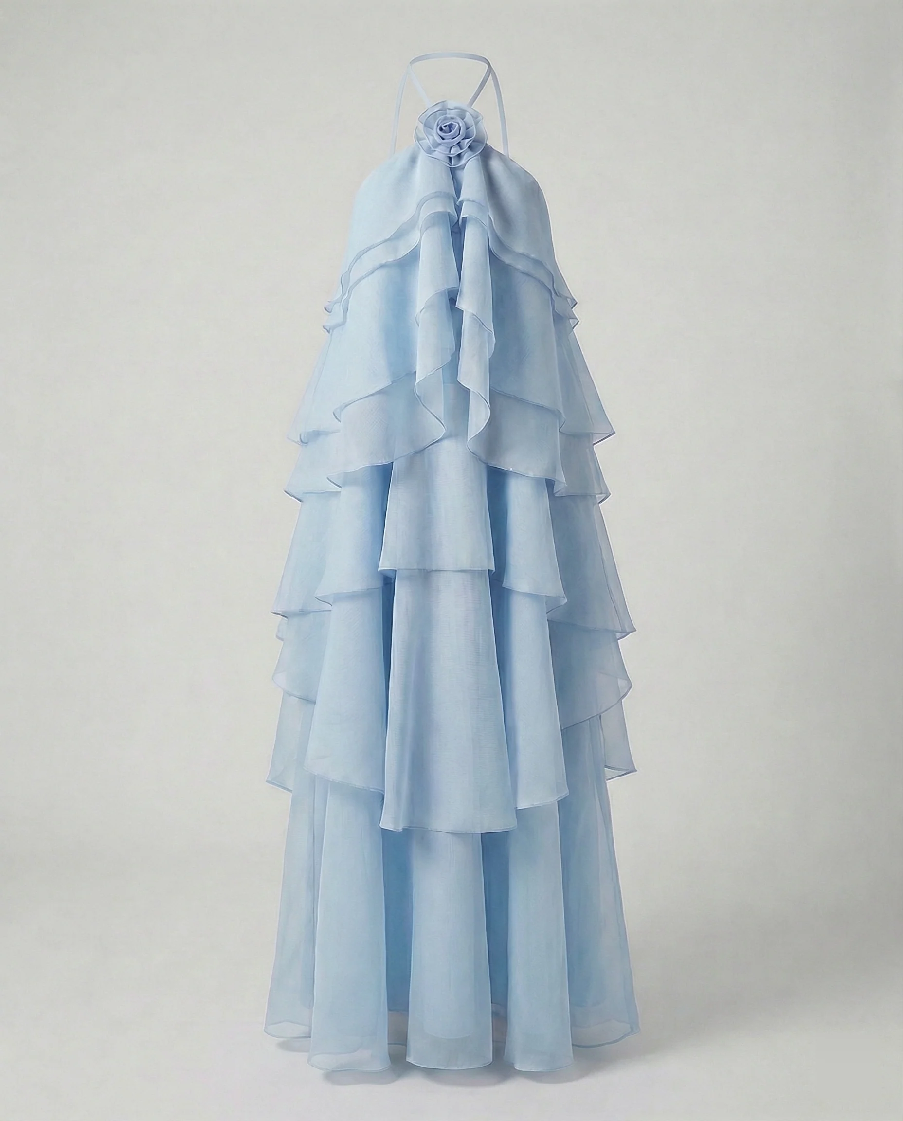 Damen Sommerkleid kurz mit Volants - Image 10