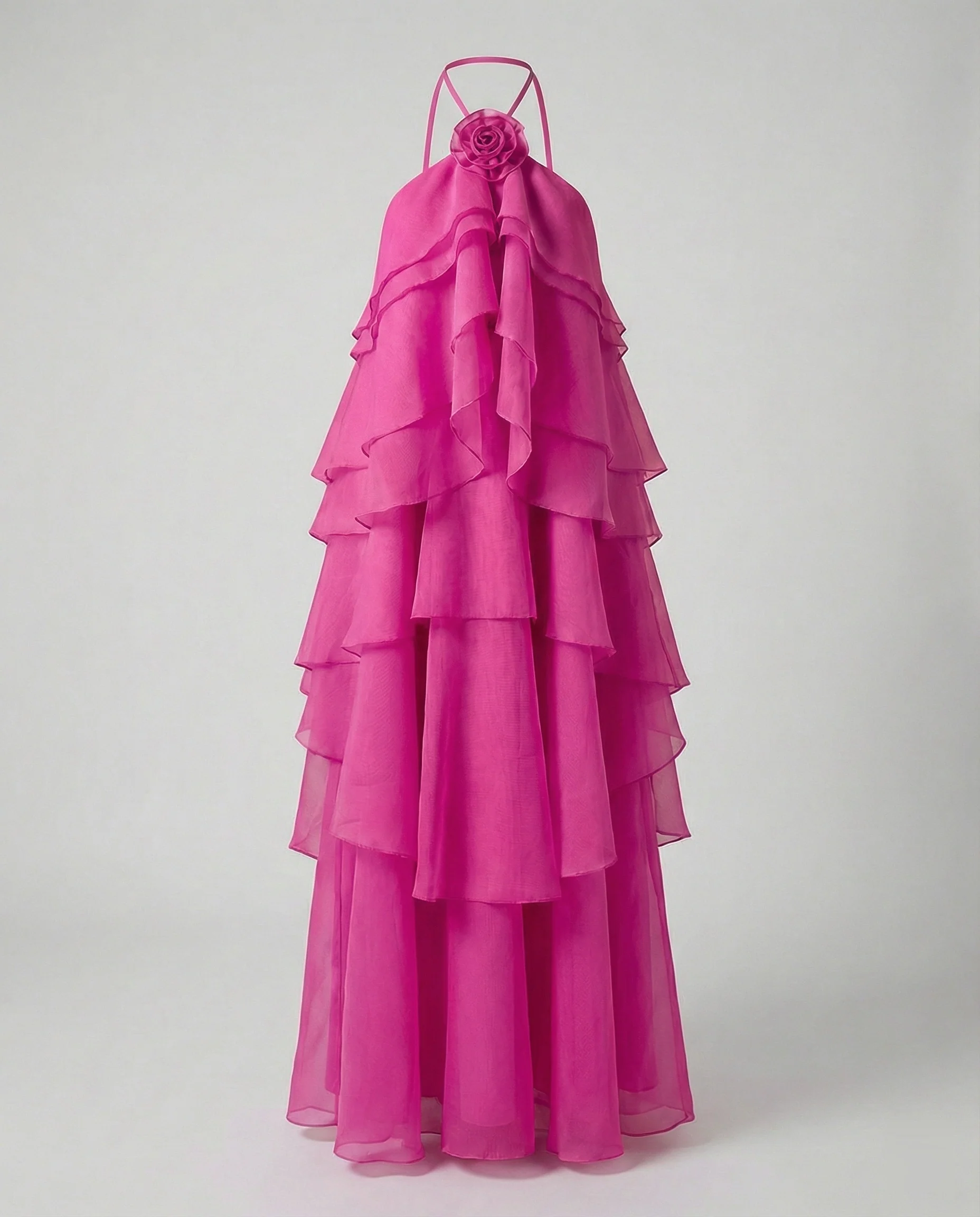 Damen Sommerkleid kurz mit Volants - Image 5