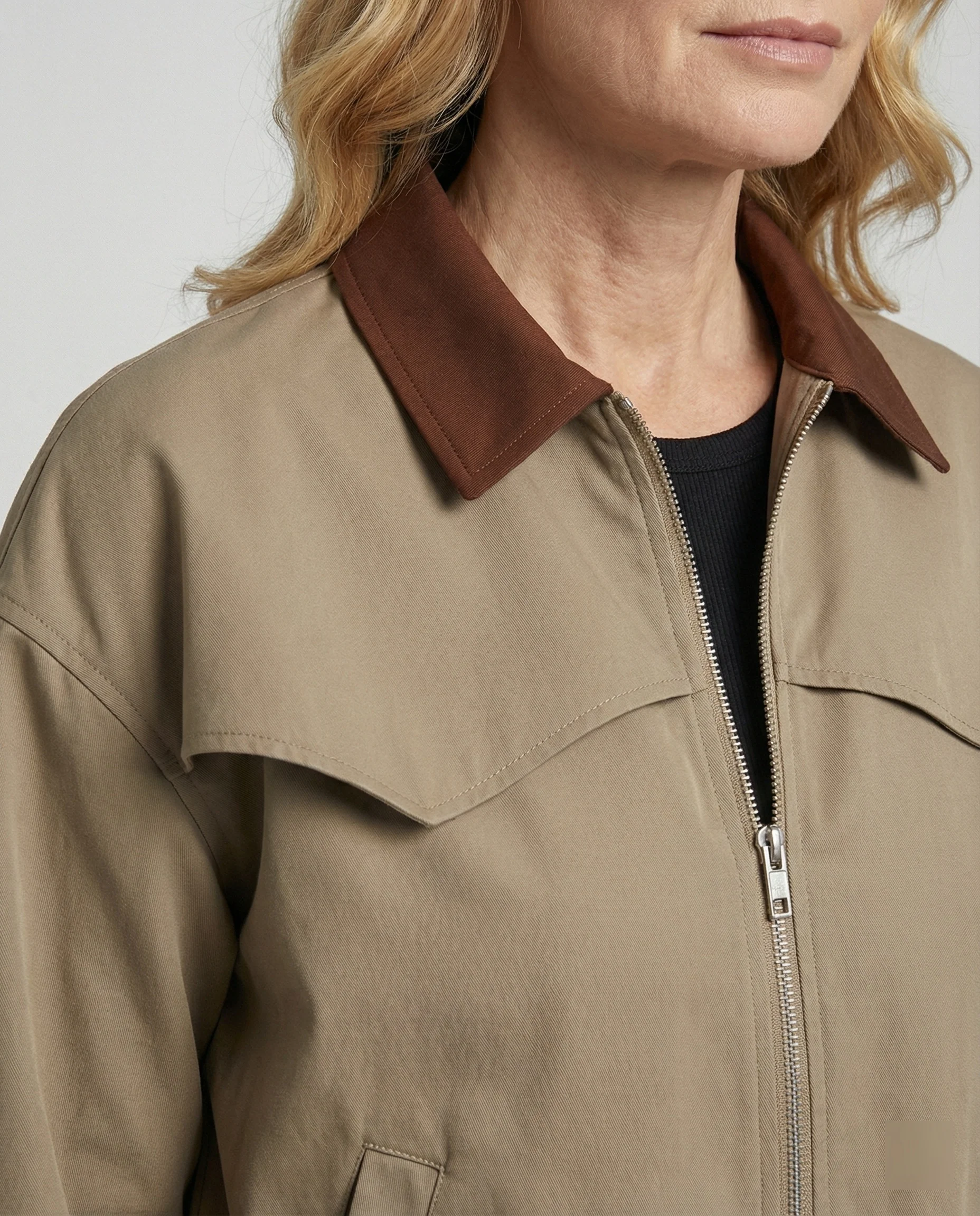 Freizeitkleidung Damen Blousonjacke Kurz - Image 4