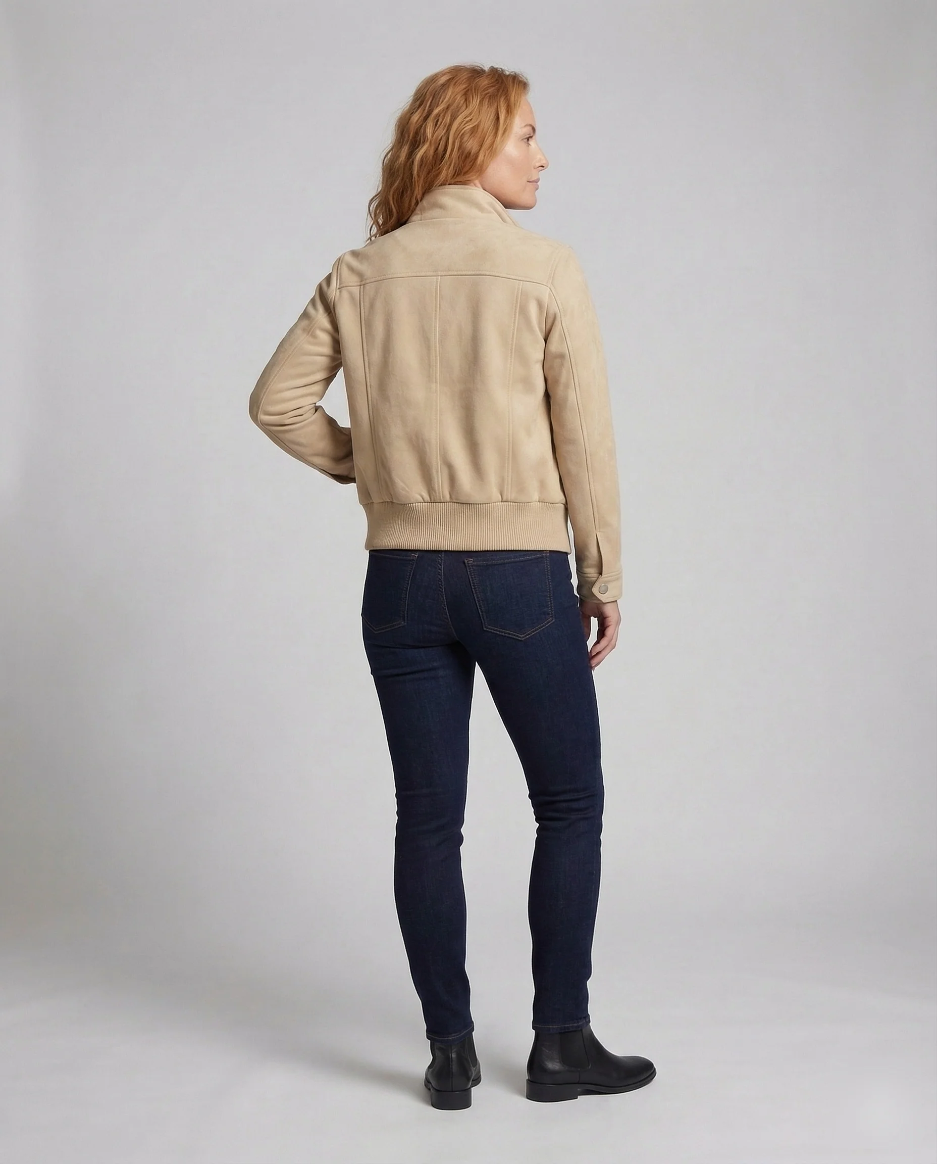 Damen Fleecejacke Stehkragen - Image 4