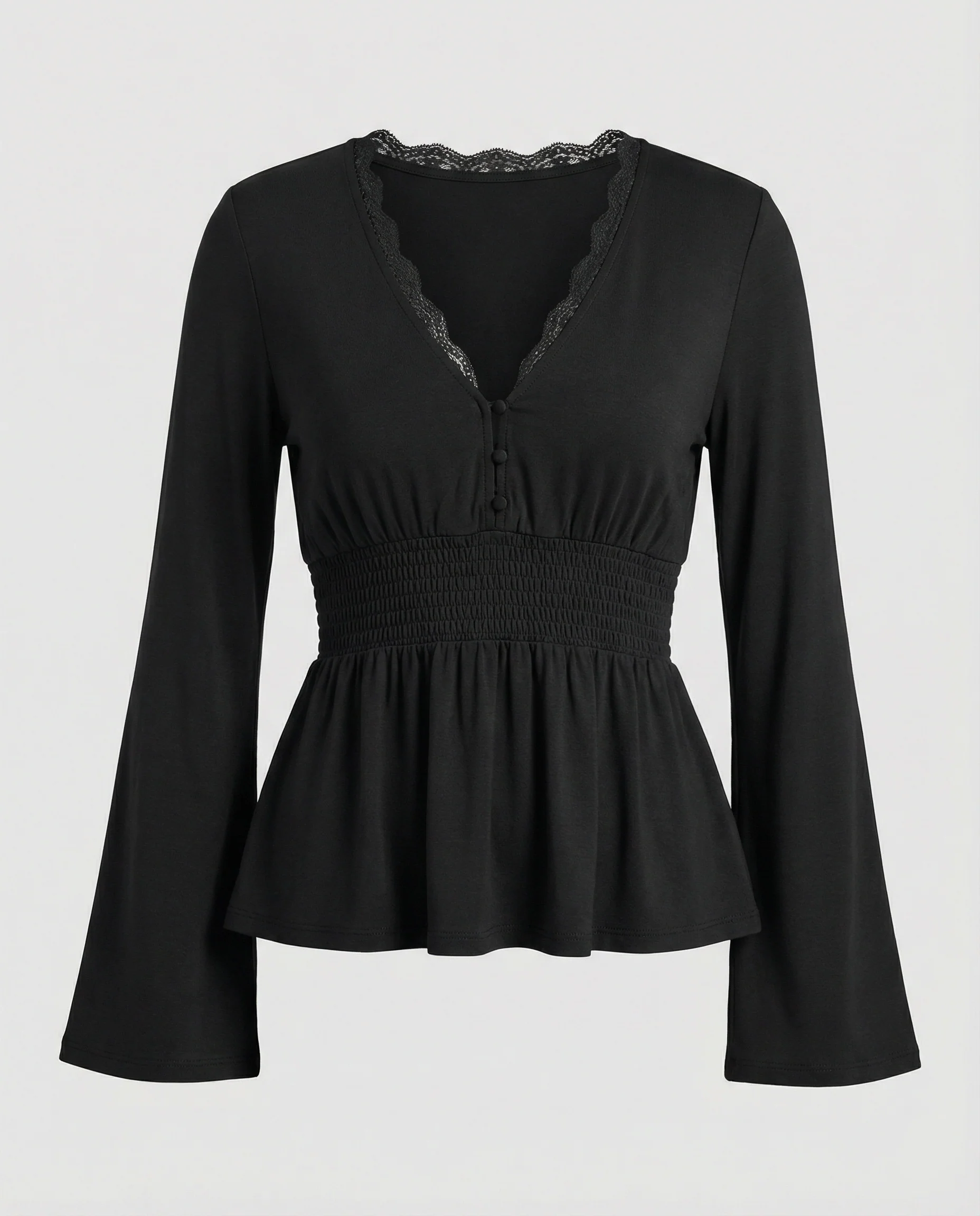 Tunika Damen Langarm Boho - Image 5