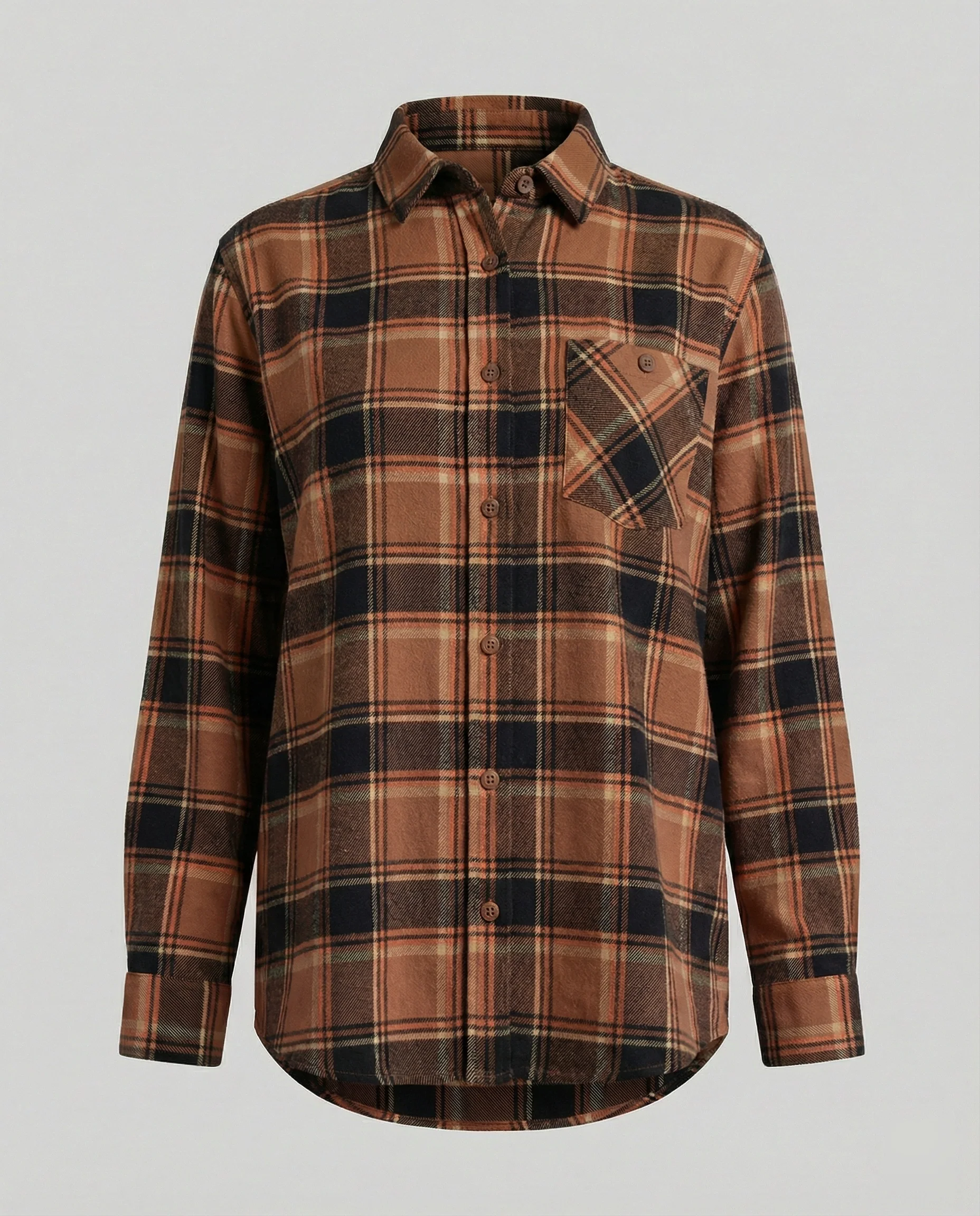 Damen Hemdjacke Flanell lang - Image 10