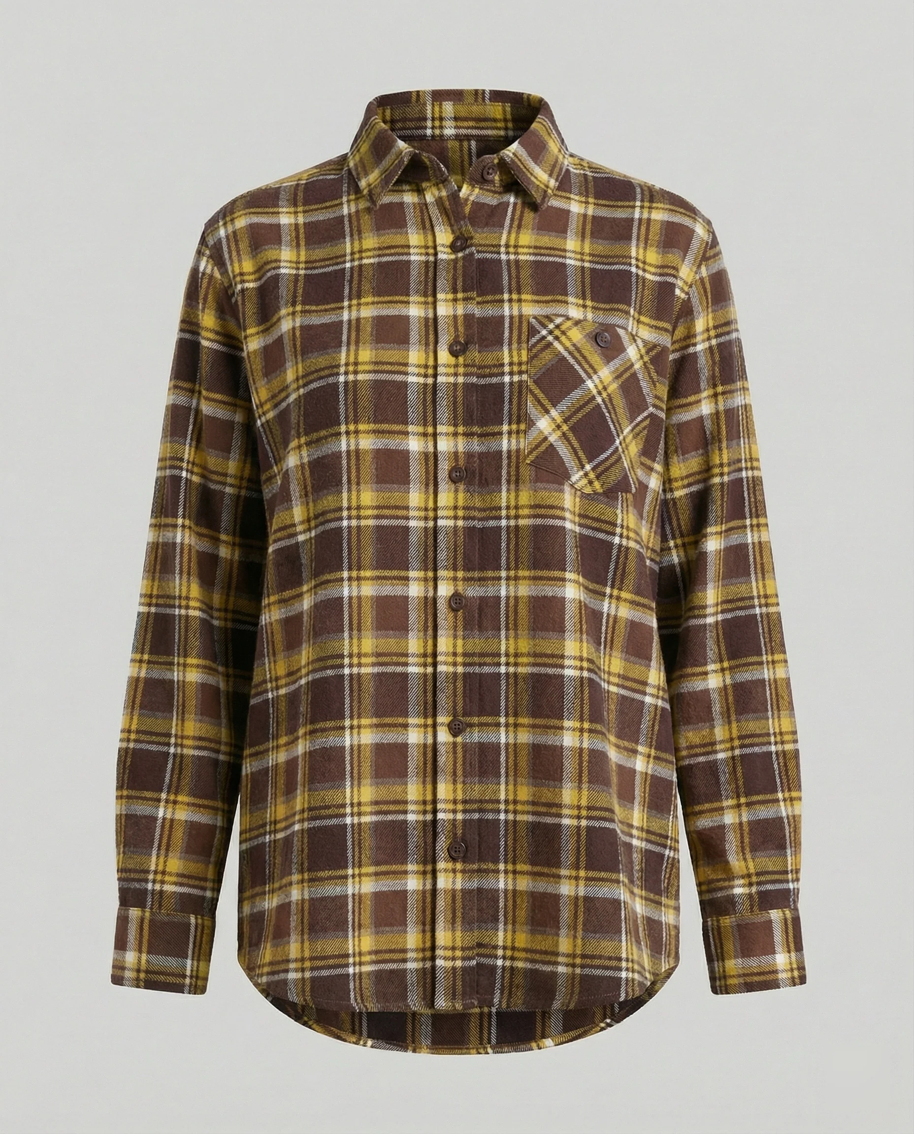 Damen Hemdjacke Flanell lang - Image 8