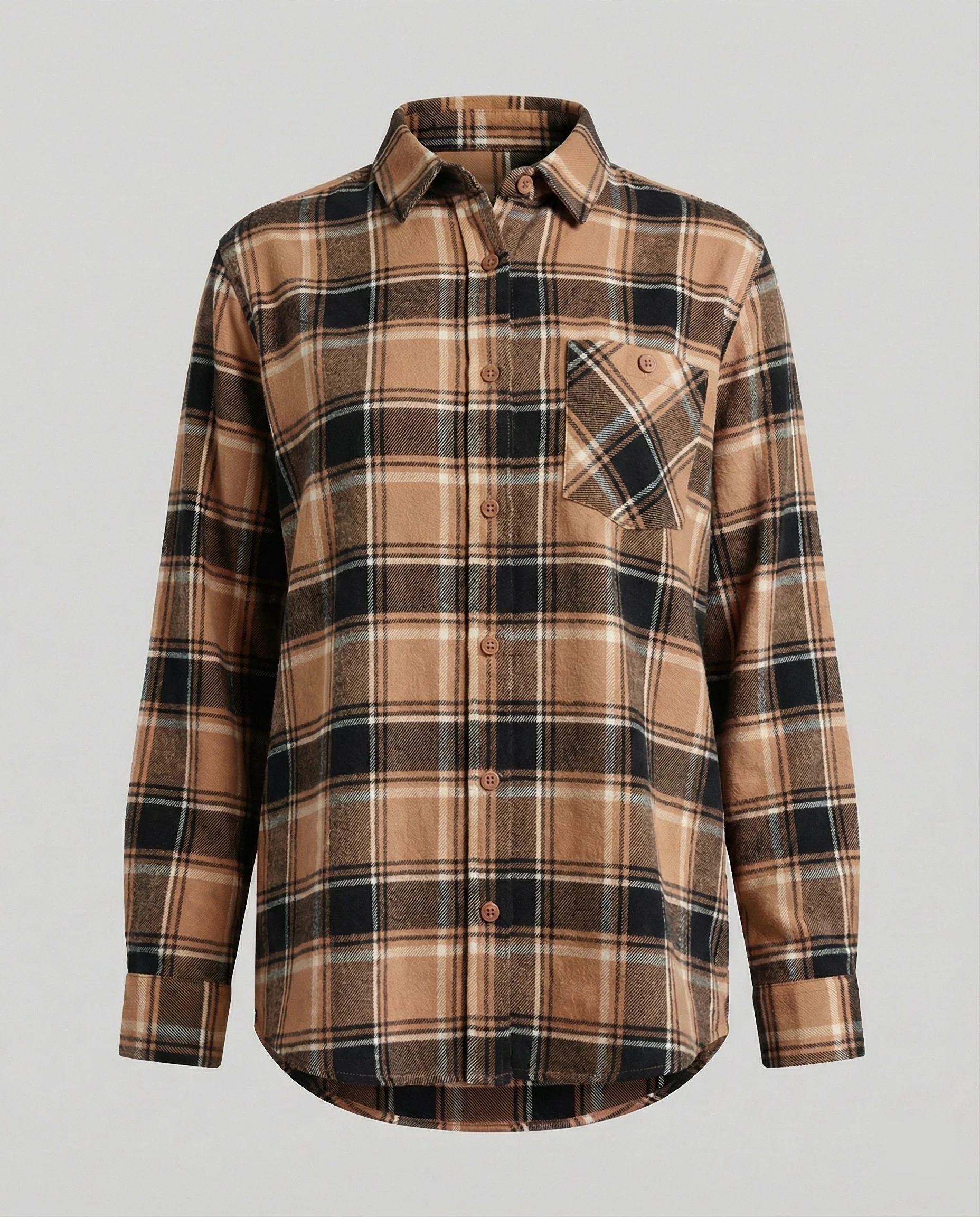 Damen Hemdjacke Flanell lang - Image 9
