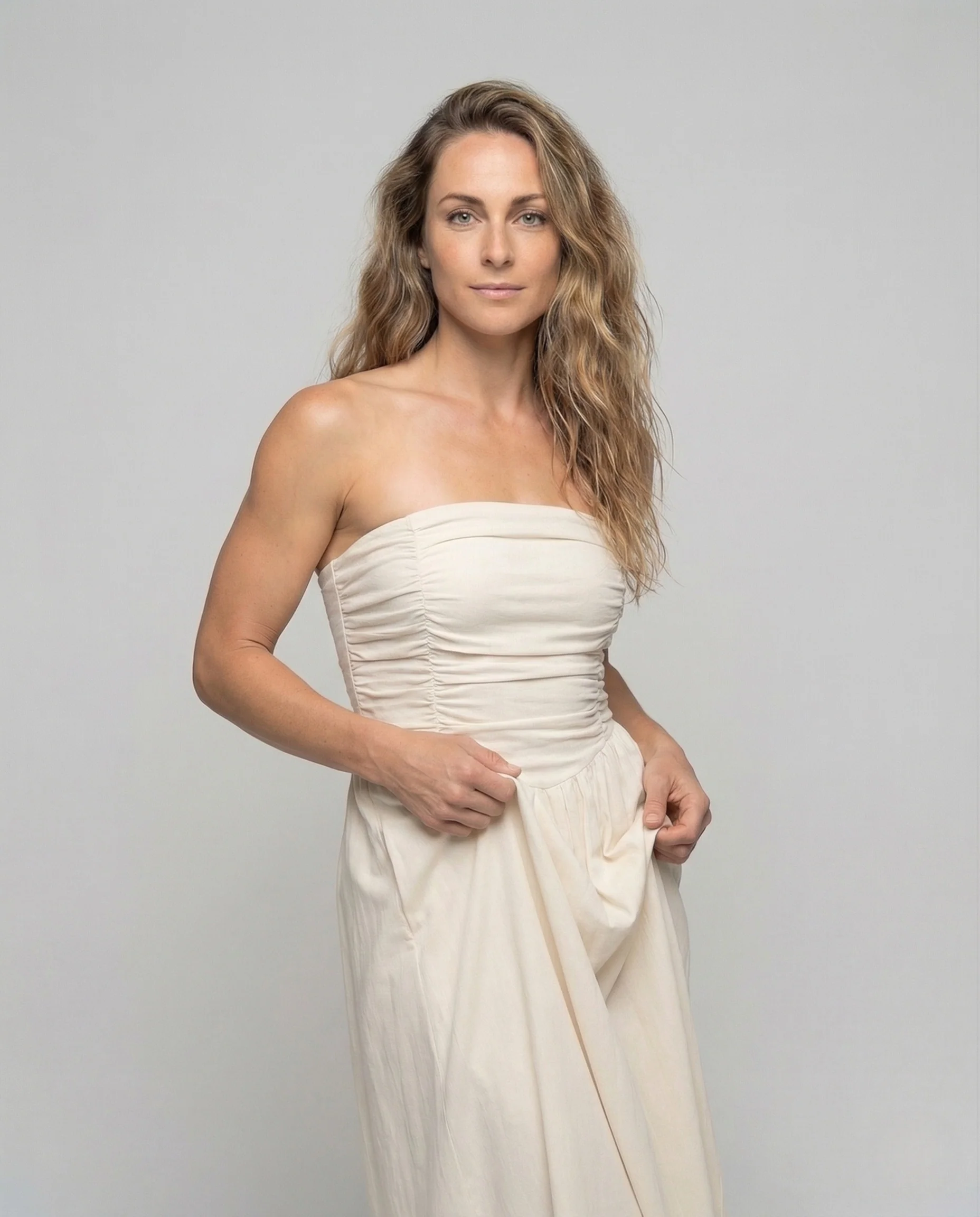 Damen Bandeau Maxikleid mit A-Linie - Image 2