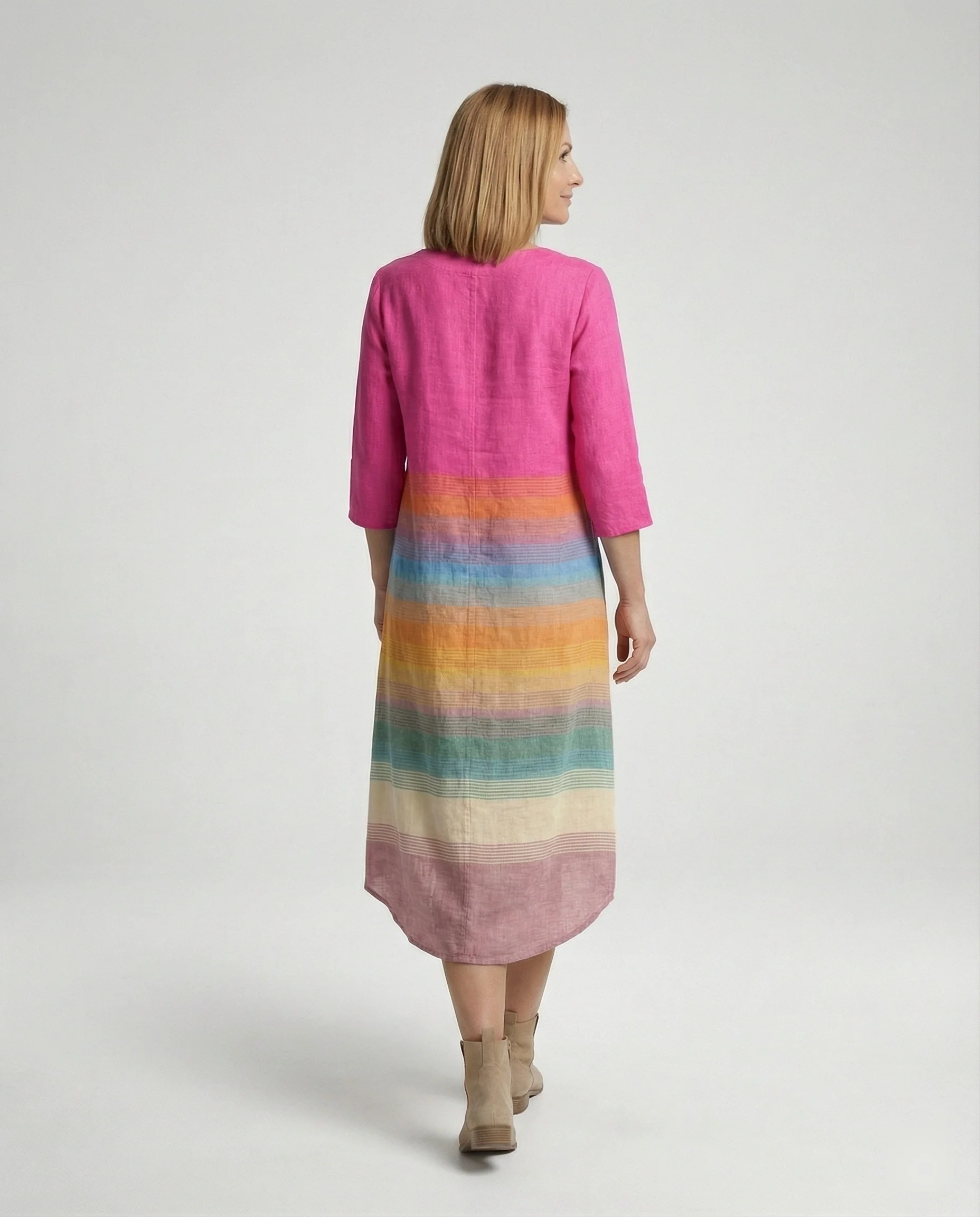 Boho Maxikleid Sommer Damen Taschen - Image 15