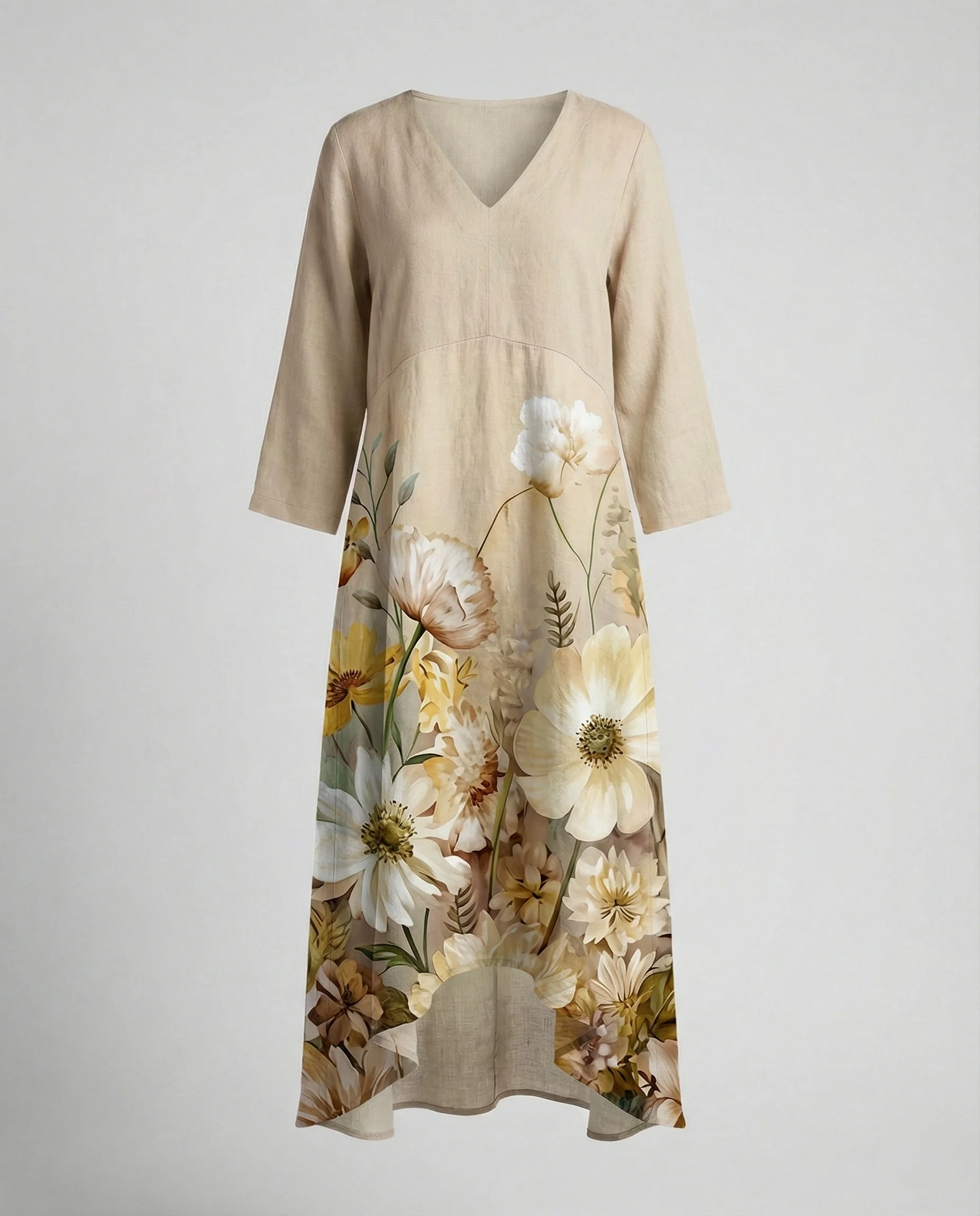 Boho Maxikleid Sommer Damen Taschen - Image 22