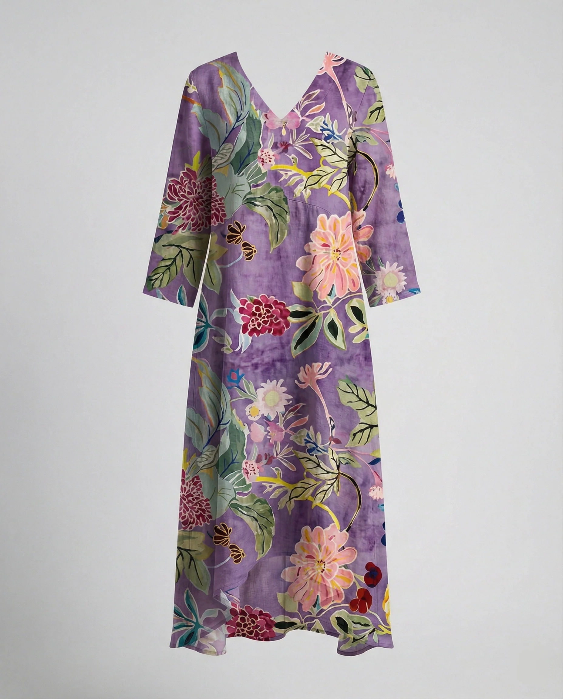 Boho Maxikleid Sommer Damen Taschen - Image 28