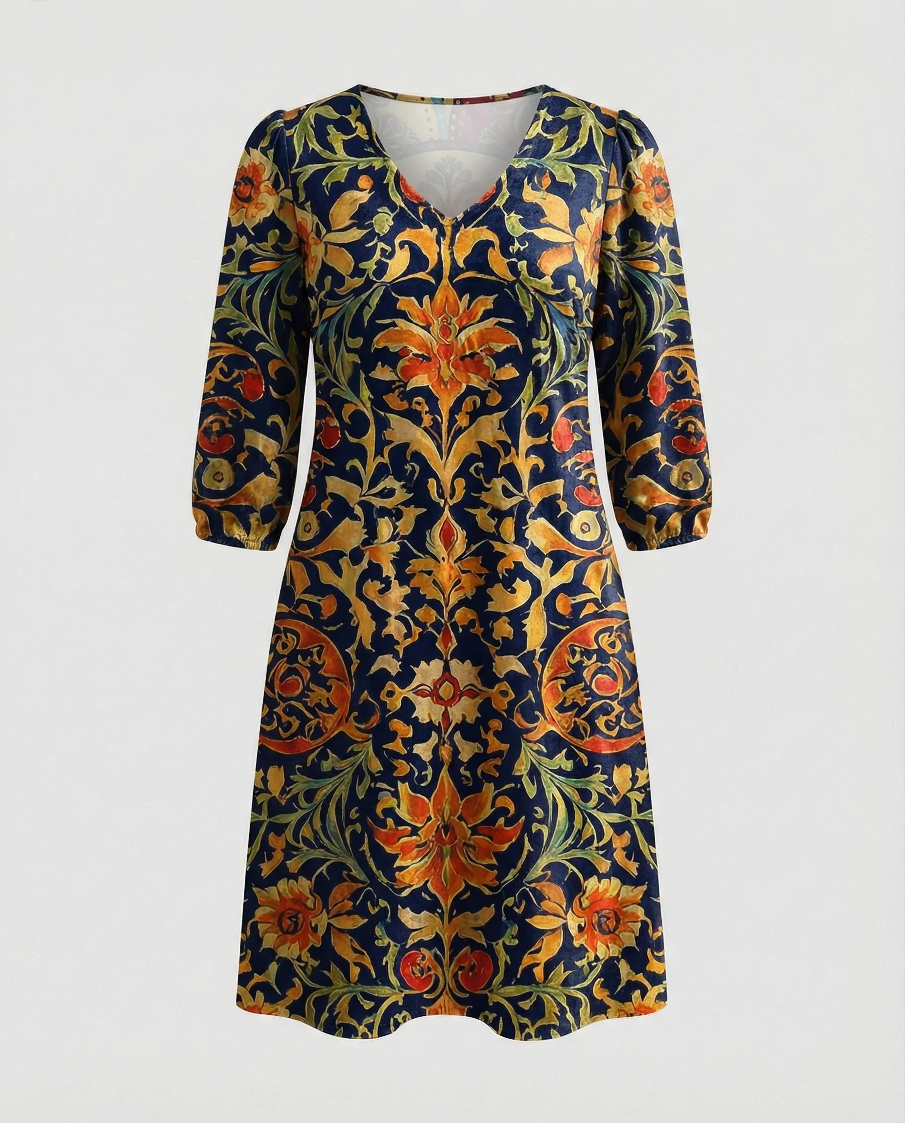 Boho Maxikleid Sommer Damen Taschen - Image 36