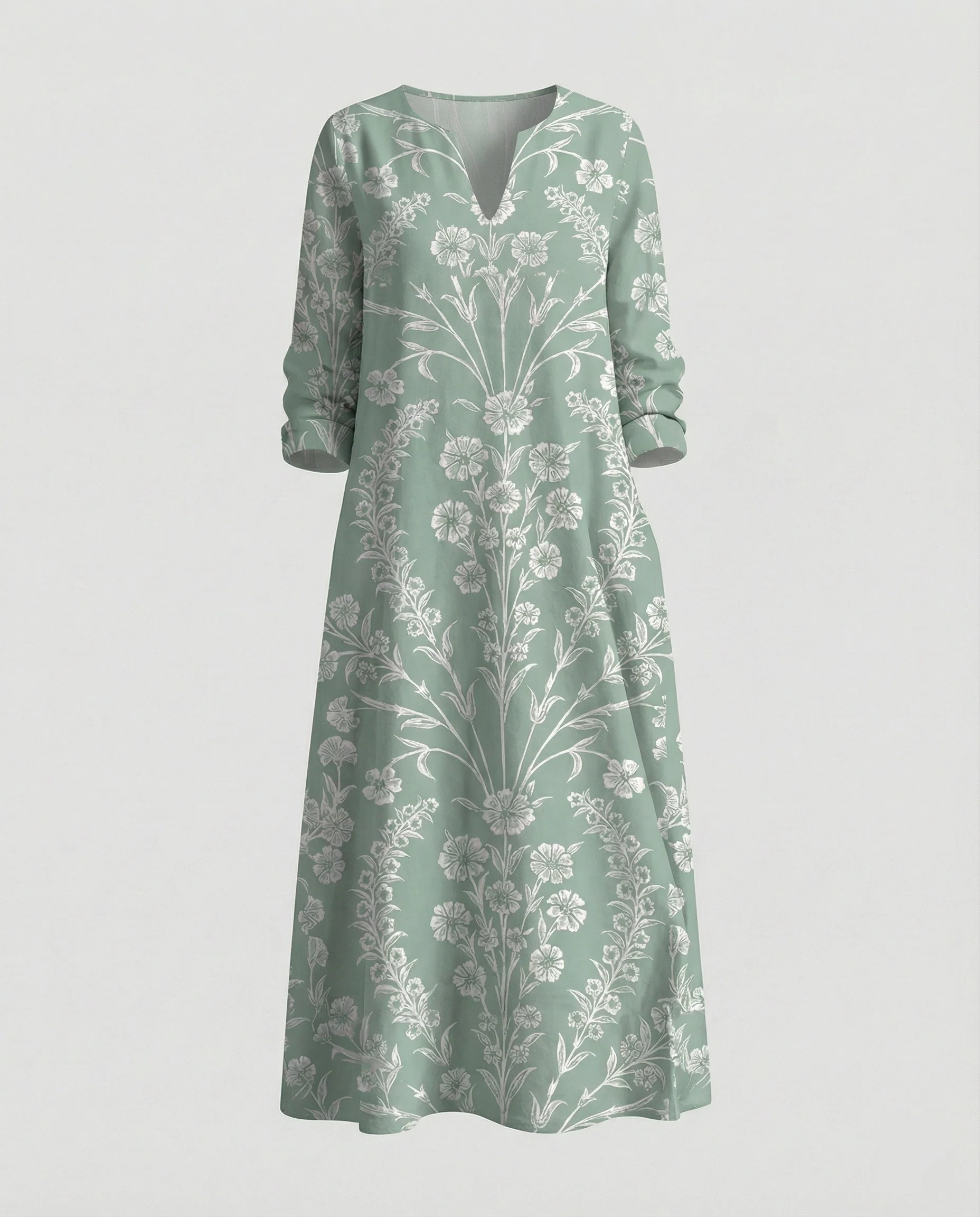 Boho Maxikleid Sommer Damen Taschen - Image 49