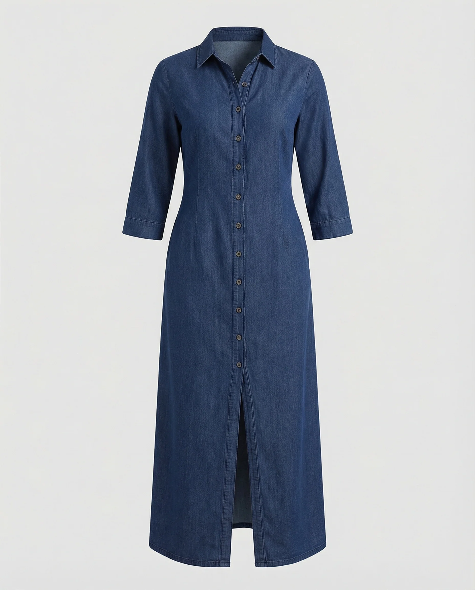 Hemdblusenkleid Damen mit Taillierung - Image 5