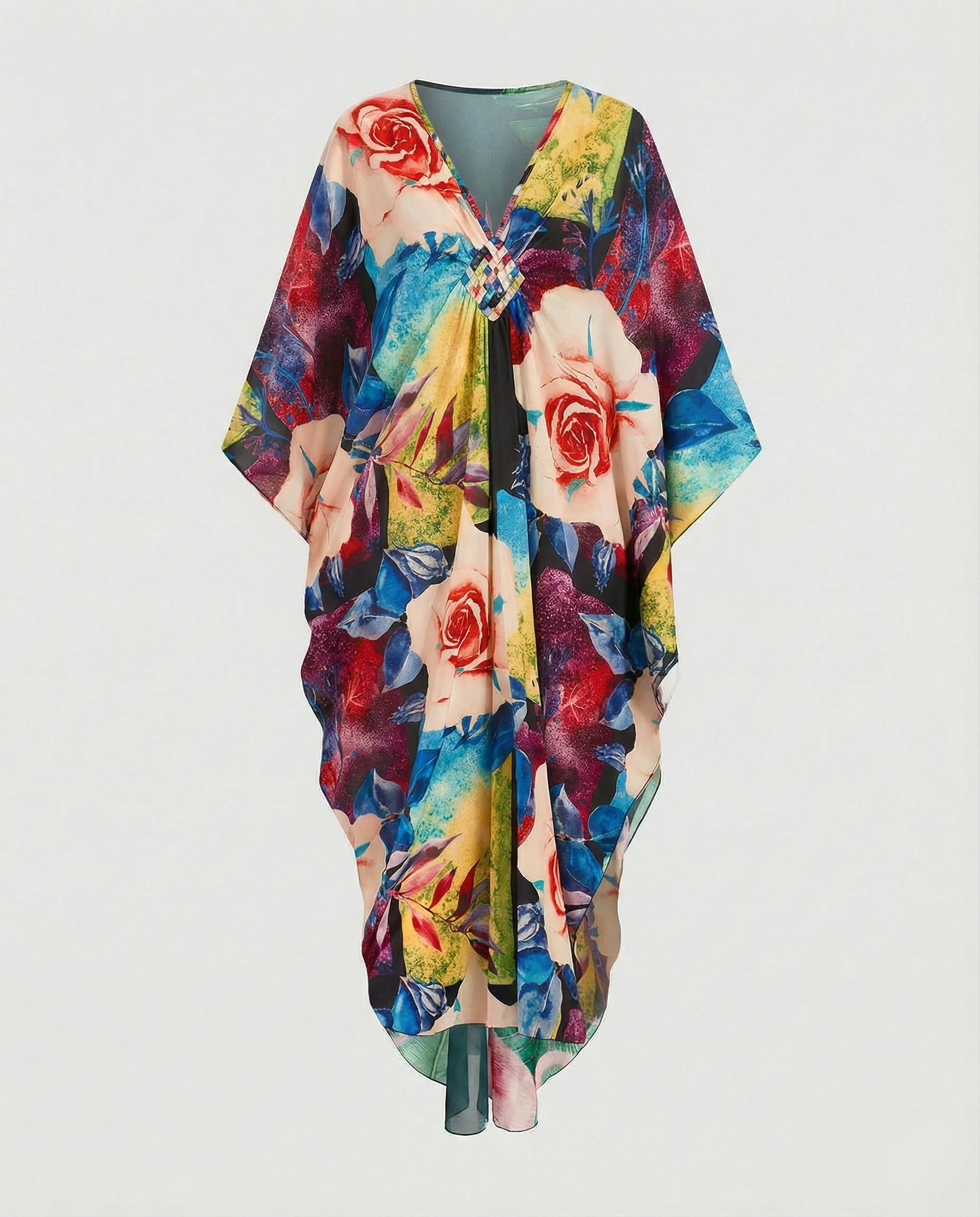 Damen Maxikleid Kaftan Sommer - Image 10